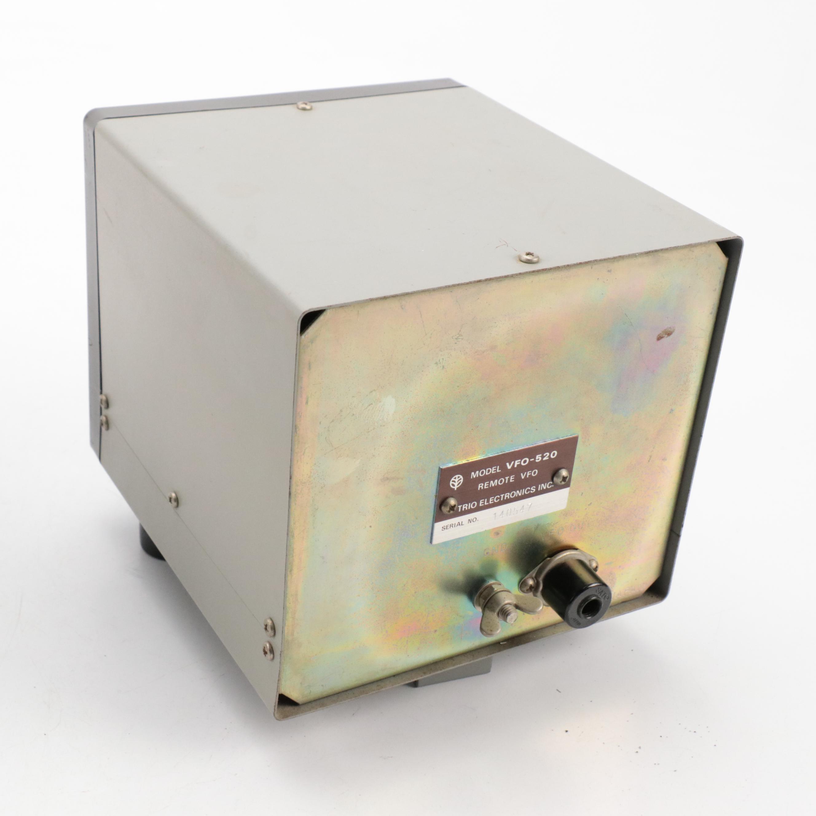 Kenwood Antenna Tuner, Remote VFO, Transceiver and Drake Microphone