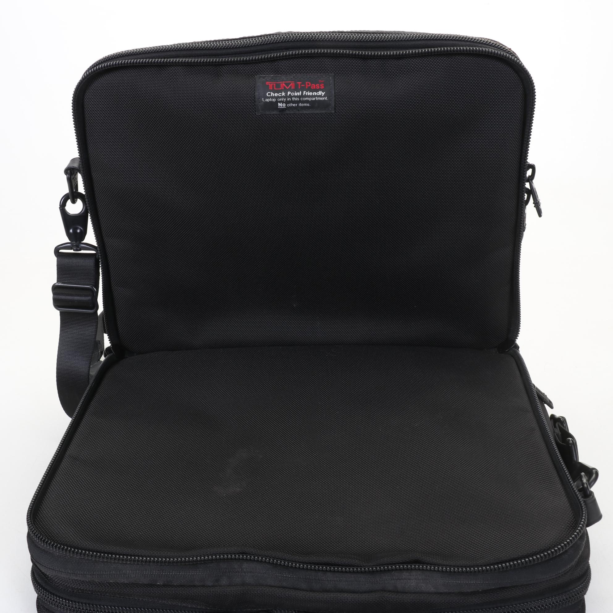 Tumi Checkpoint Friendly T-Pass Soft Side Work Bag In Black