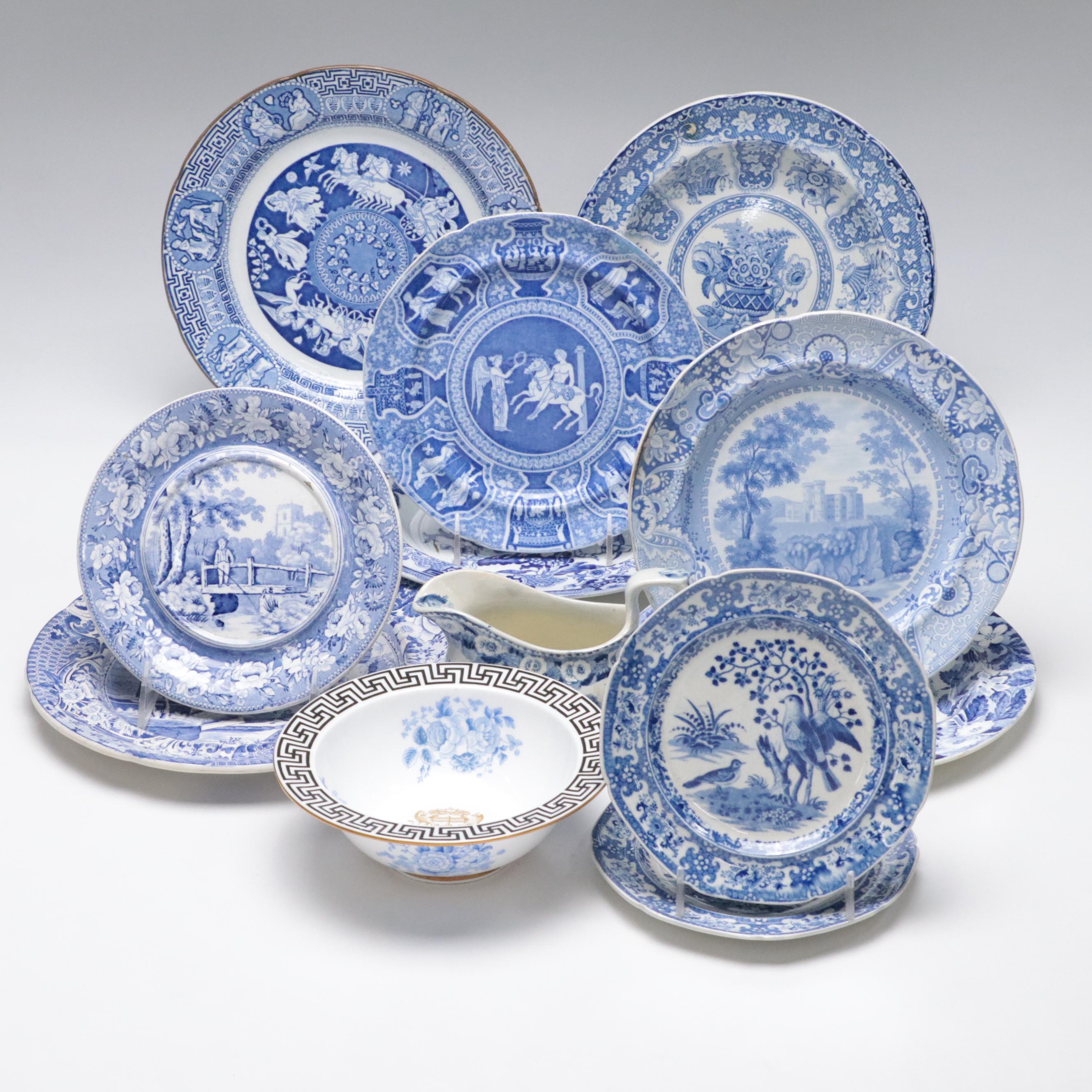 Spode, Elkins, Masons and Other Ironstone Transferware