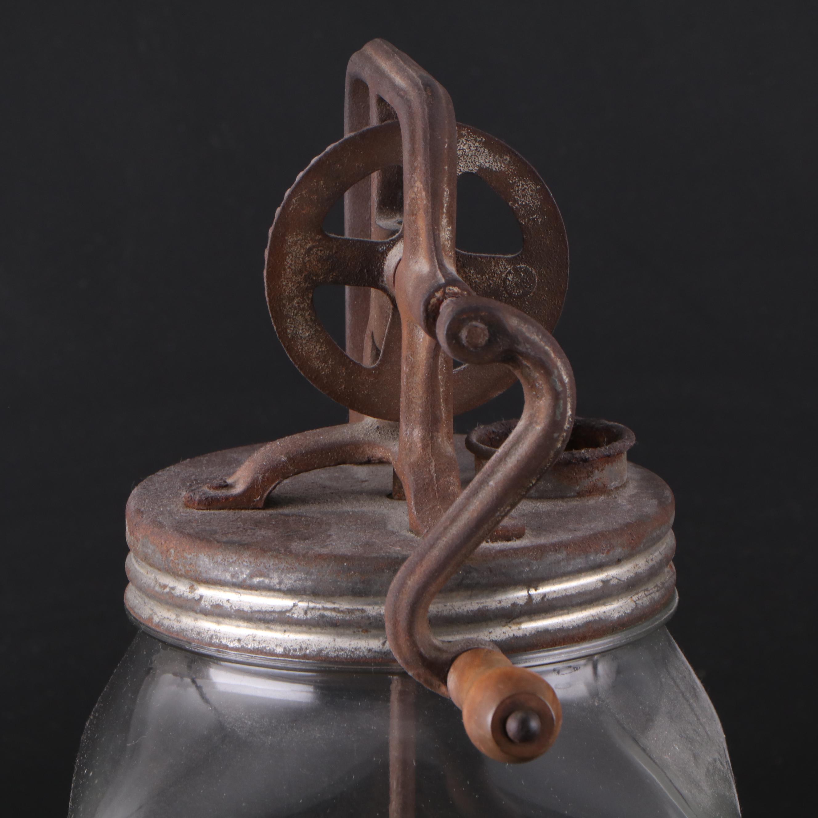 Newey & Bloomer "Simplex Copper Tea Kettle with 6 Qt. Butter Churn