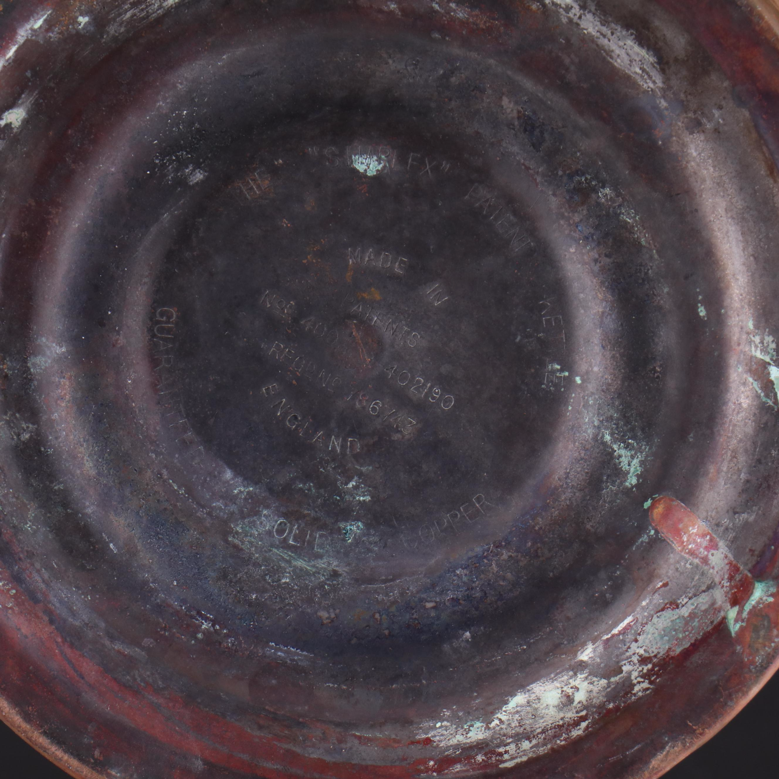 Newey & Bloomer "Simplex Copper Tea Kettle with 6 Qt. Butter Churn