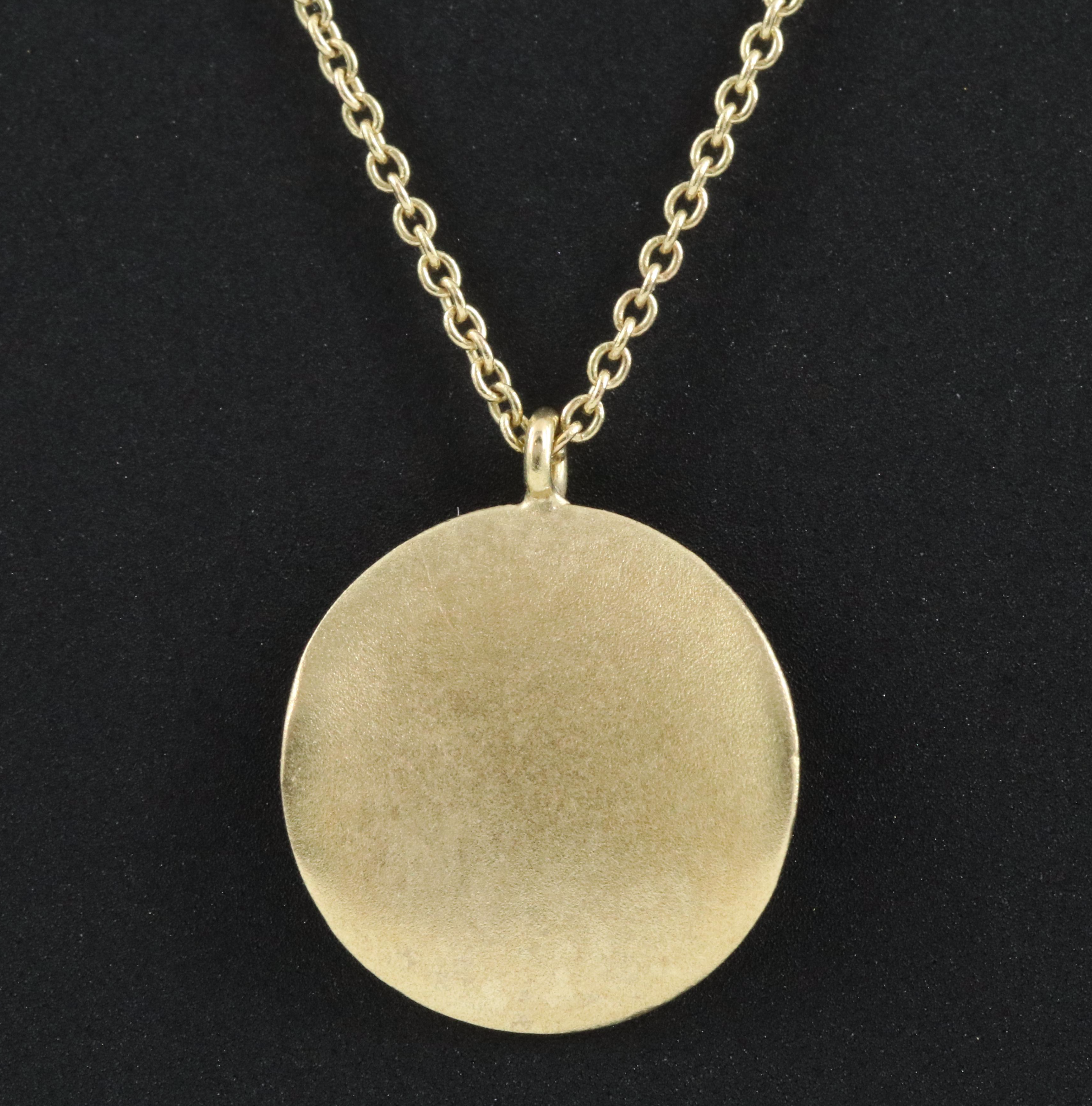 Meira Tugendhaft 14K Disc Necklace