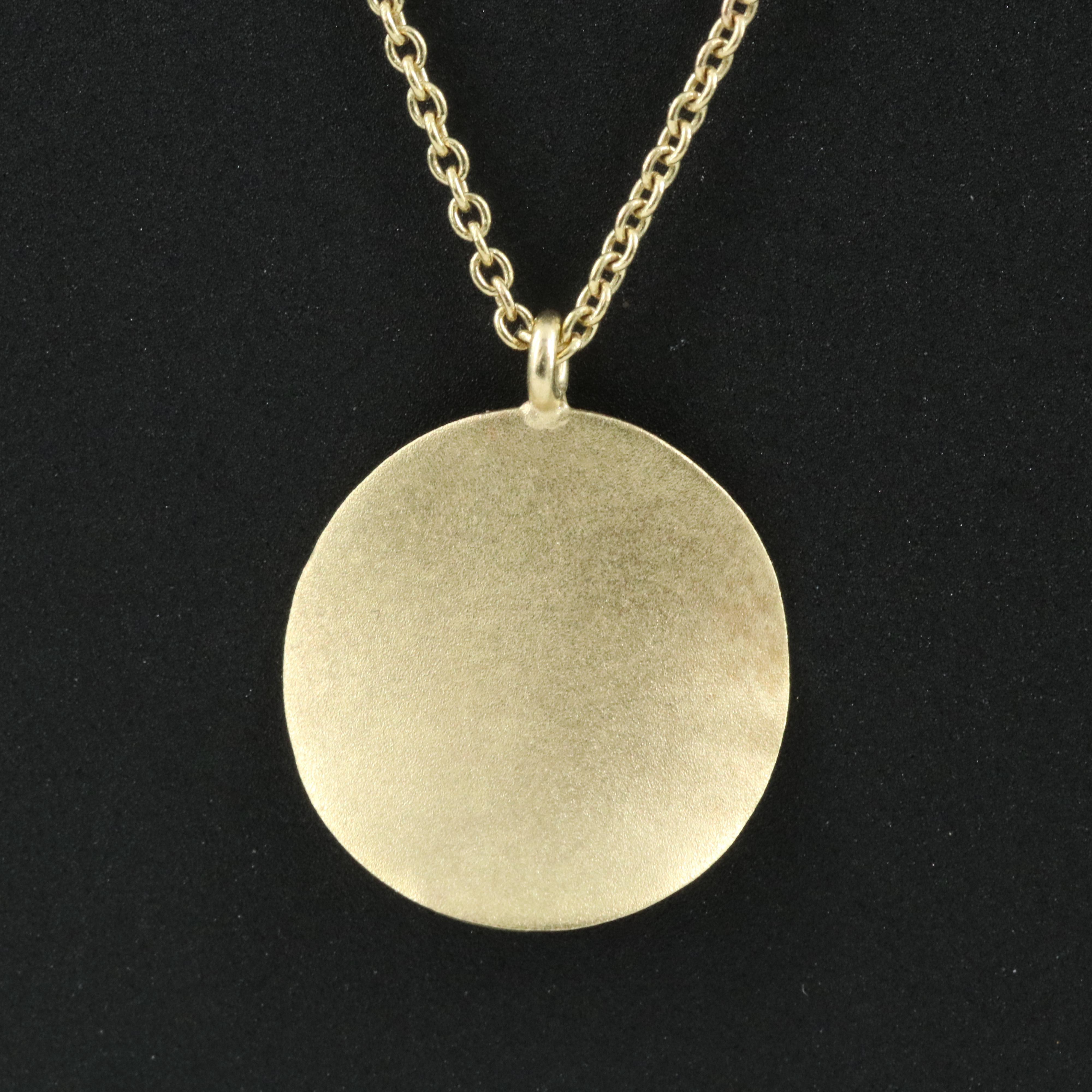 Meira Tugendhaft 14K Disc Necklace