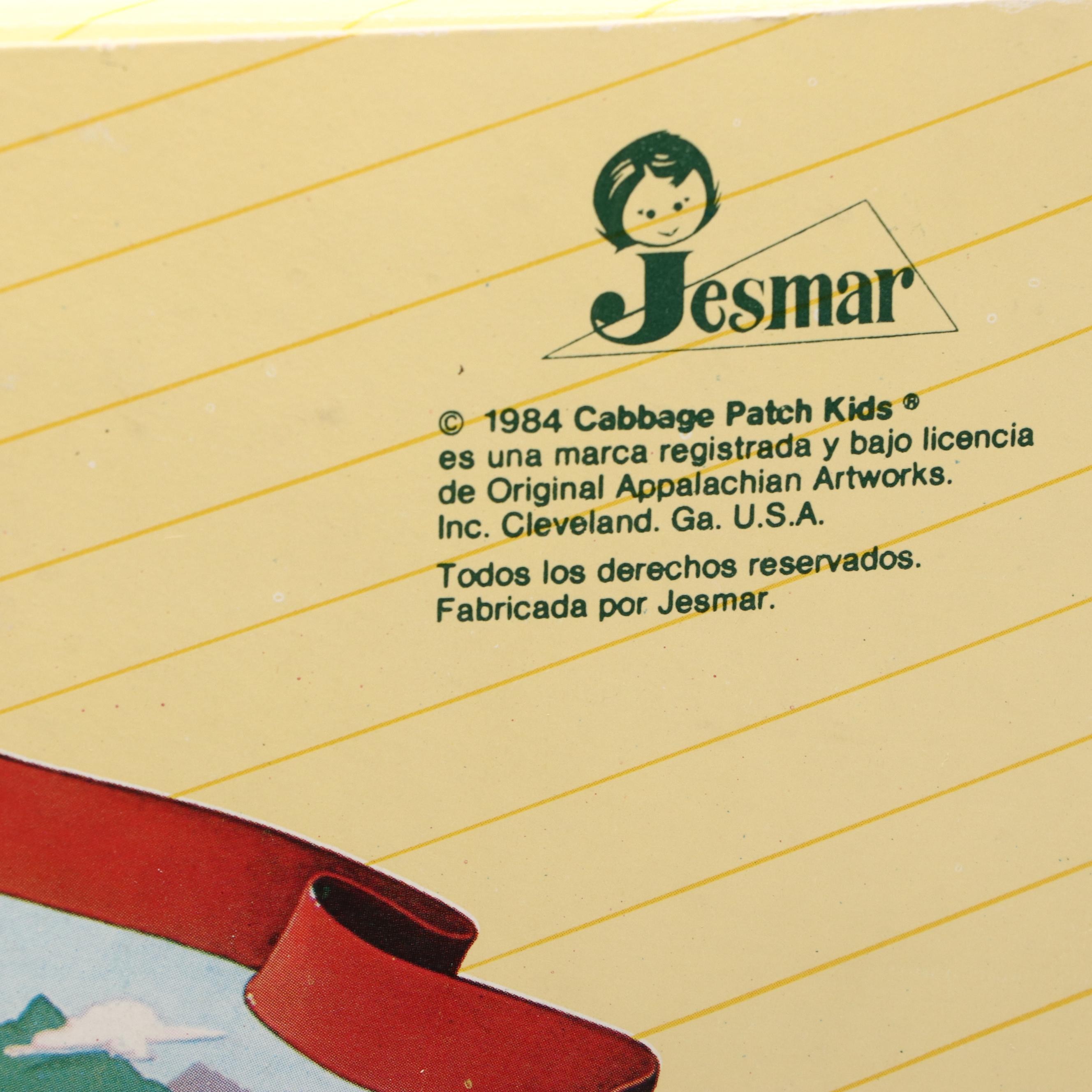 Jesmar Spanish Cabbage Patch Kids Doll, 1984