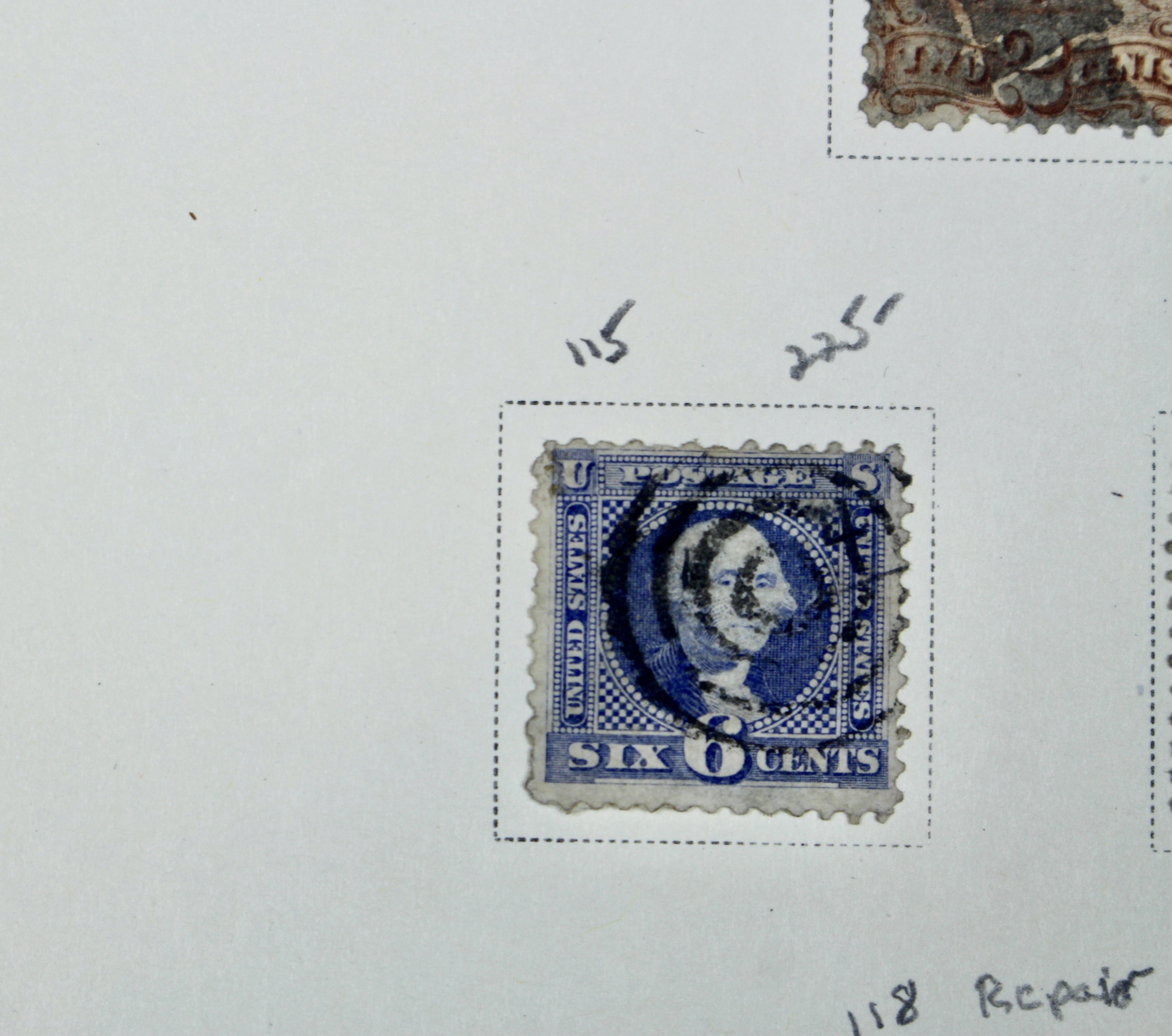 Eight Different Used 1869 Pictorial Postage Stamps