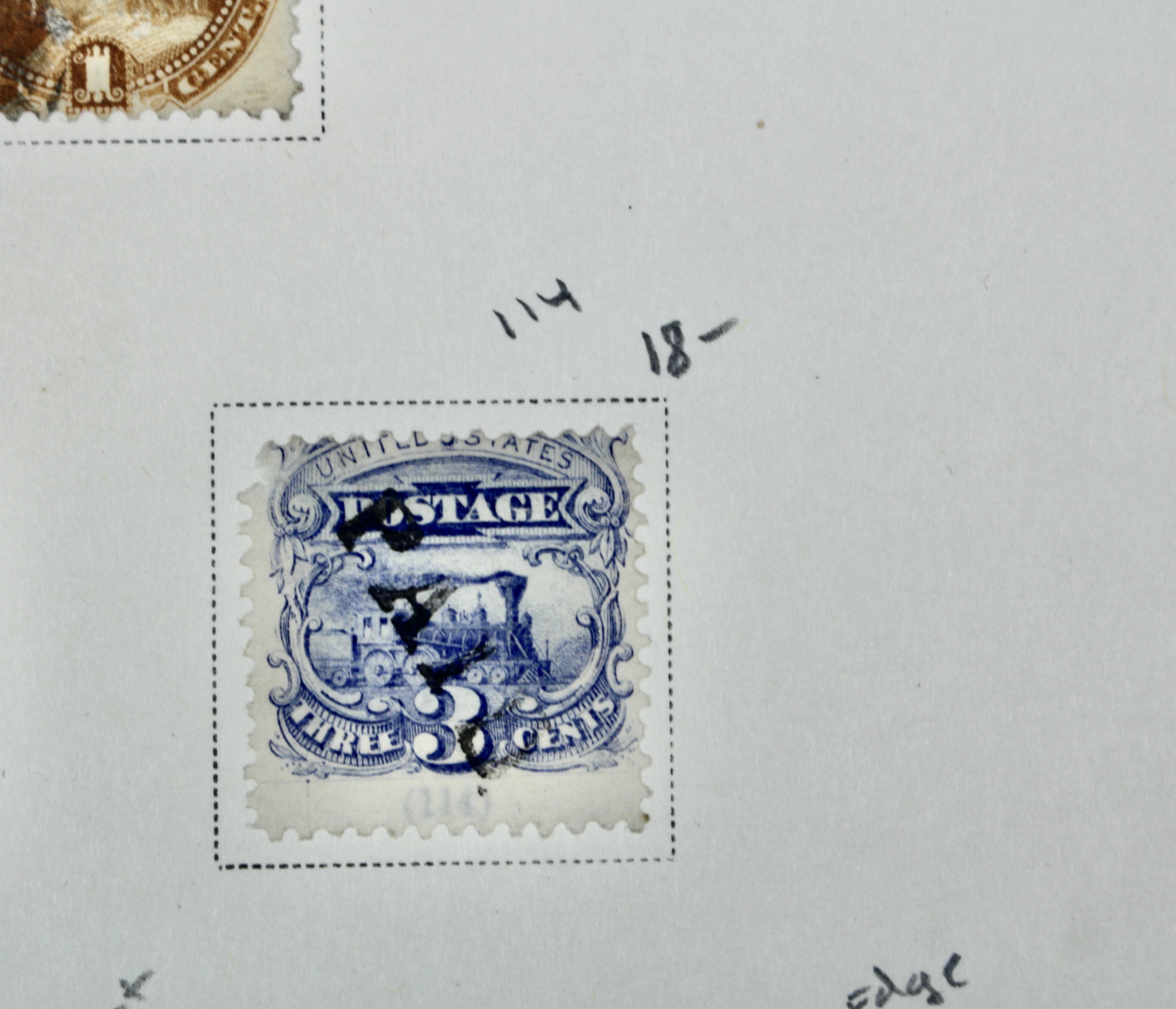 Eight Different Used 1869 Pictorial Postage Stamps