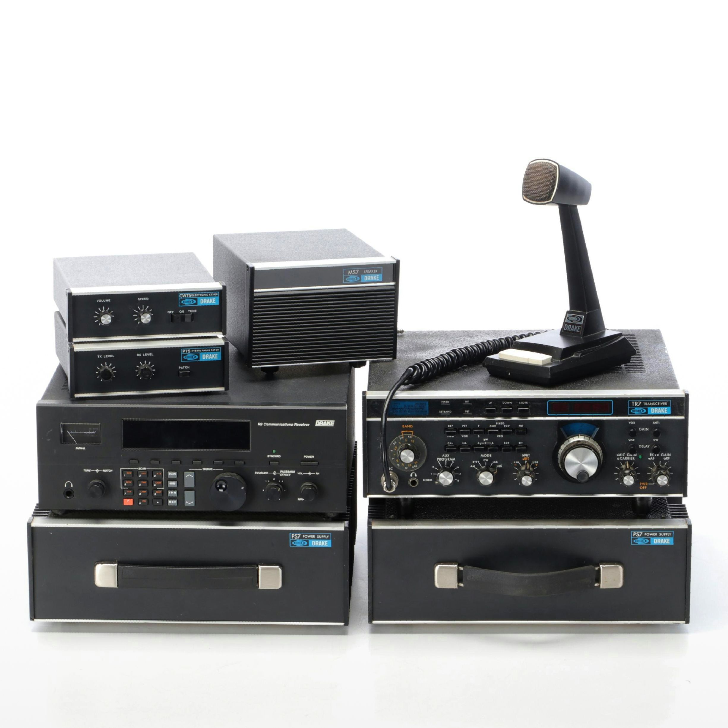 Drake R8 Communications Receiver with TR7 Transceiver and More, Late 20th C