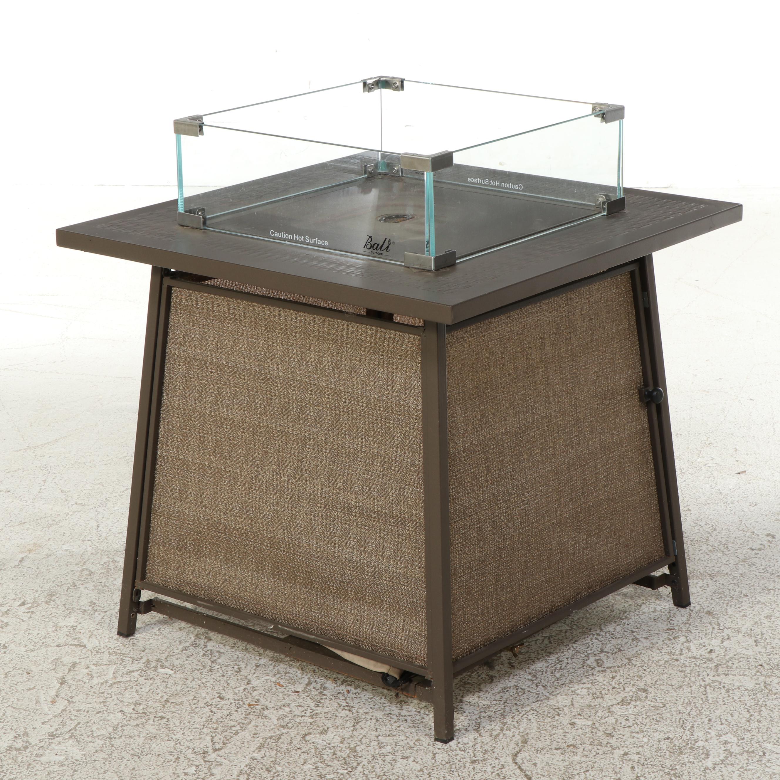 Bali Outdoors Propane Fire Pit Table