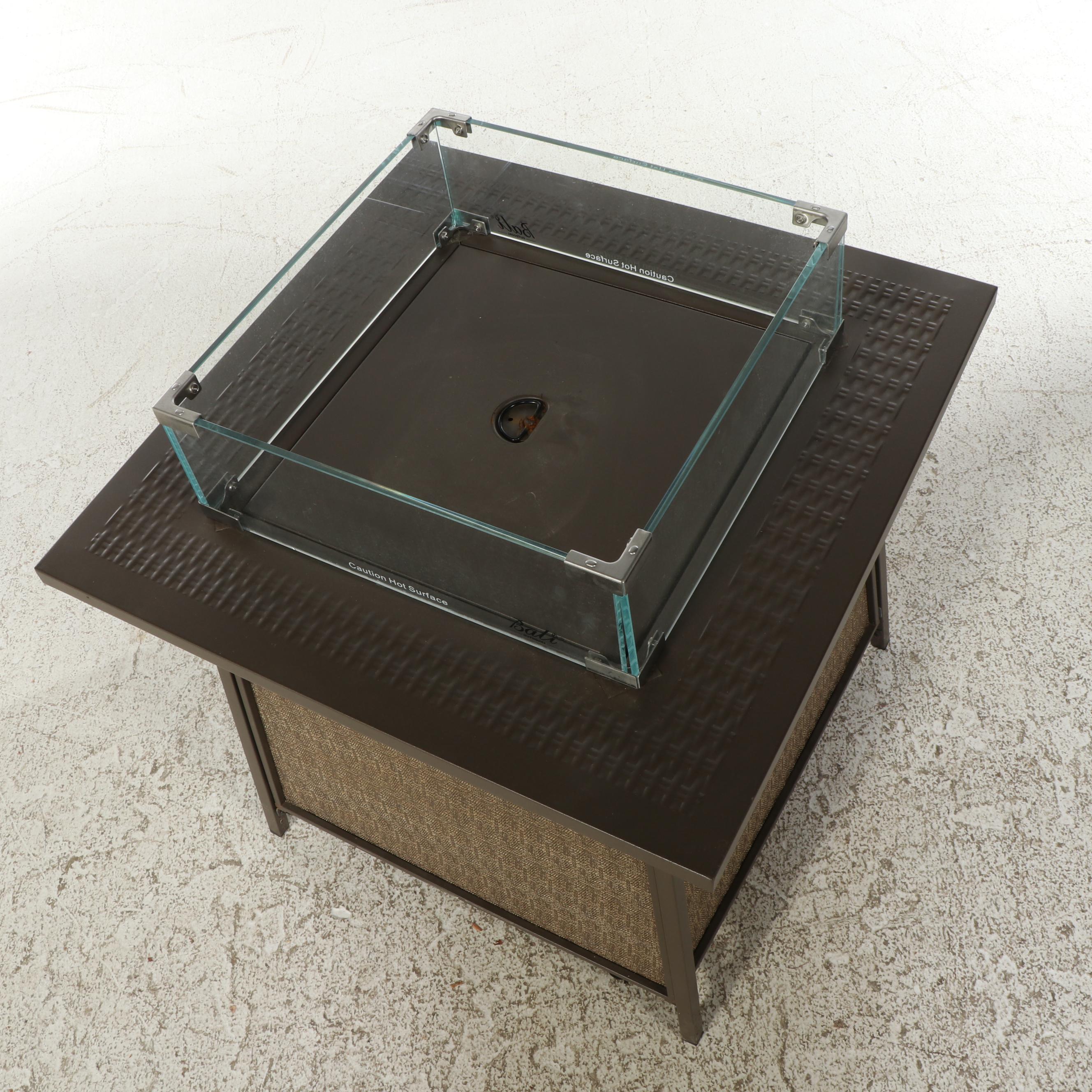 Bali Outdoors Propane Fire Pit Table