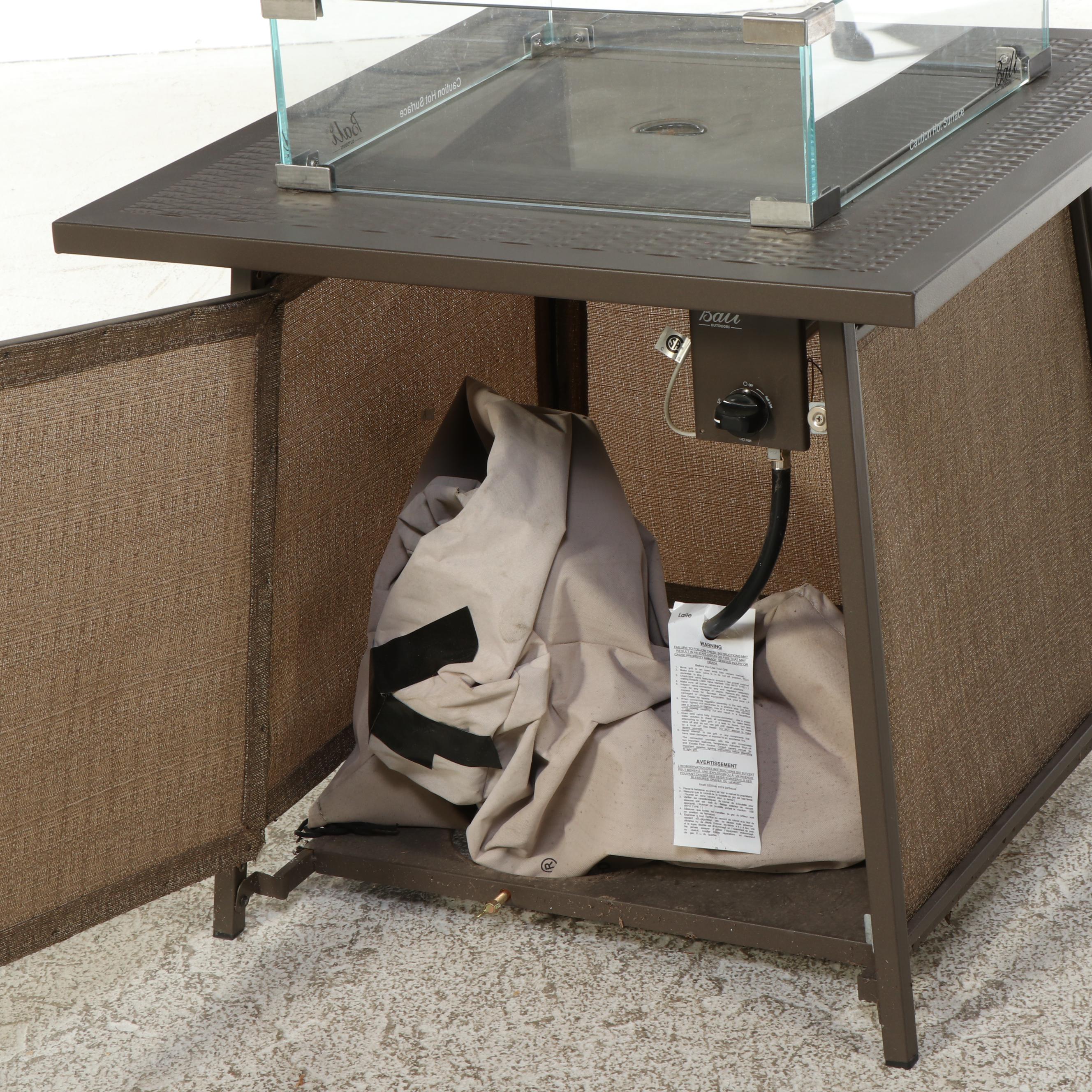 Bali Outdoors Propane Fire Pit Table