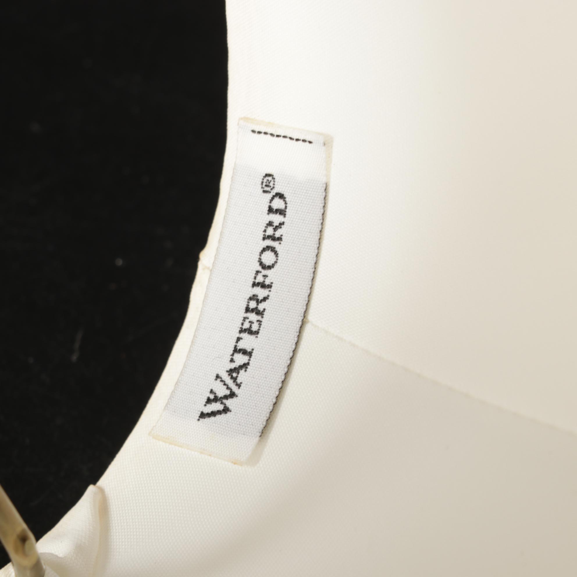 Waterford Hospitality Collection Cut Crystal and Brass Pineapple Table Lamp