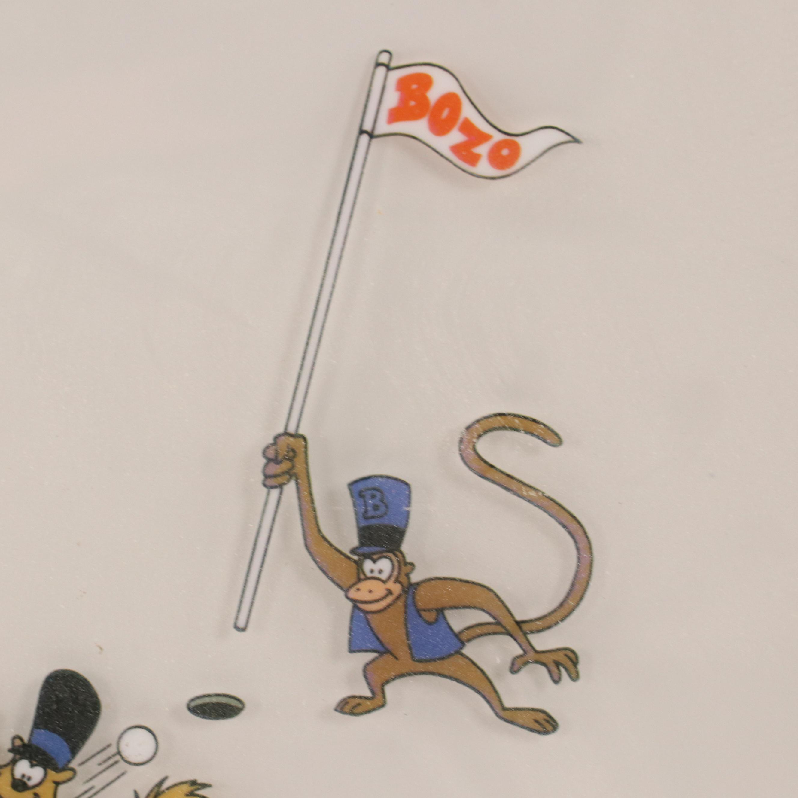 Larry Harmon Animation Sericel of Bozo the Clown "Bozo Golf," 1992