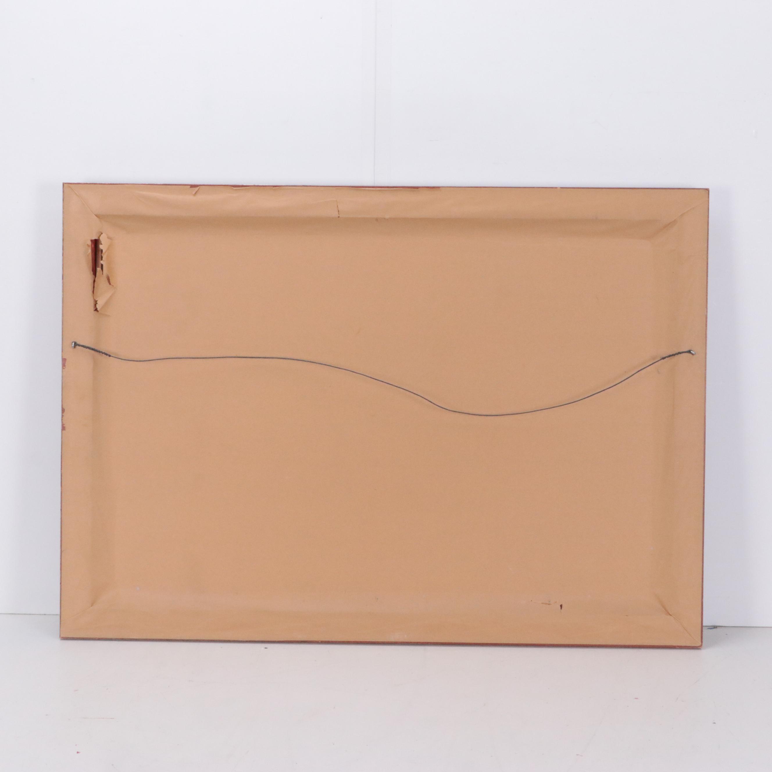 Seascape Oil Painting After Charles Vickery "Sunlight and Surf"