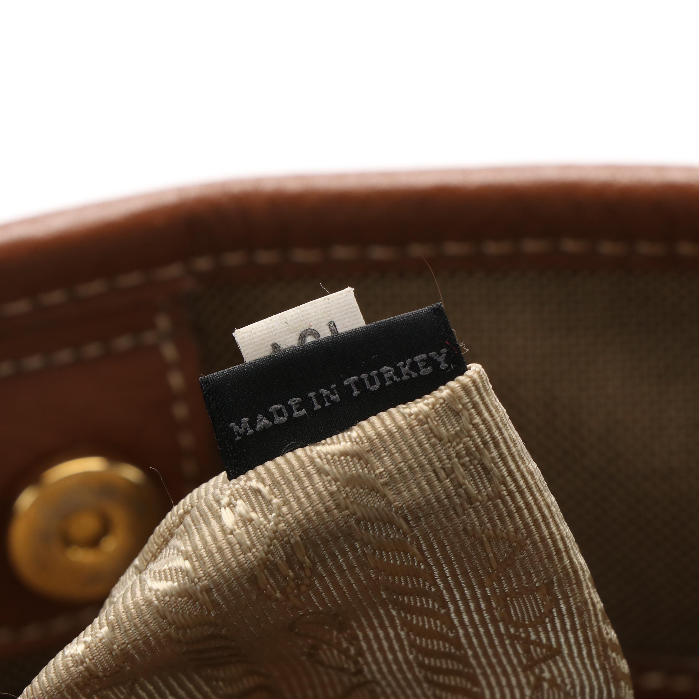 Prada Jacquard Logo Canvas Tote Bag