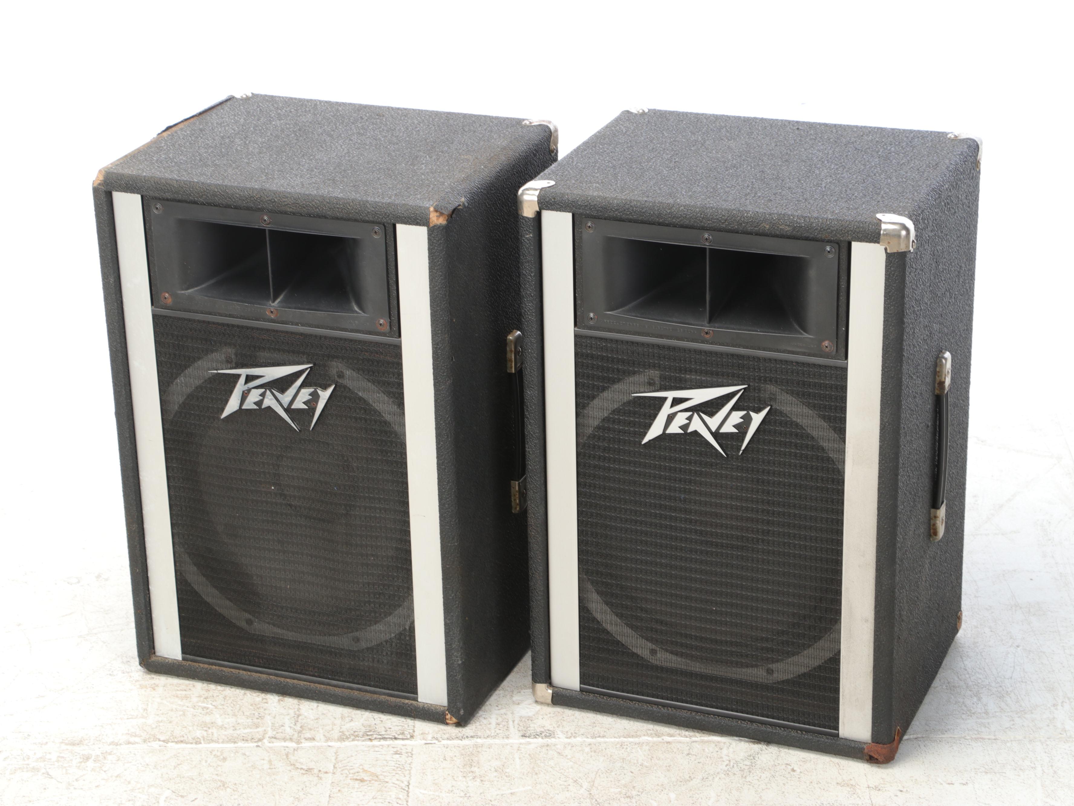 Peavey 4 Channel Powered Mixer with Stageworks Speakers and More