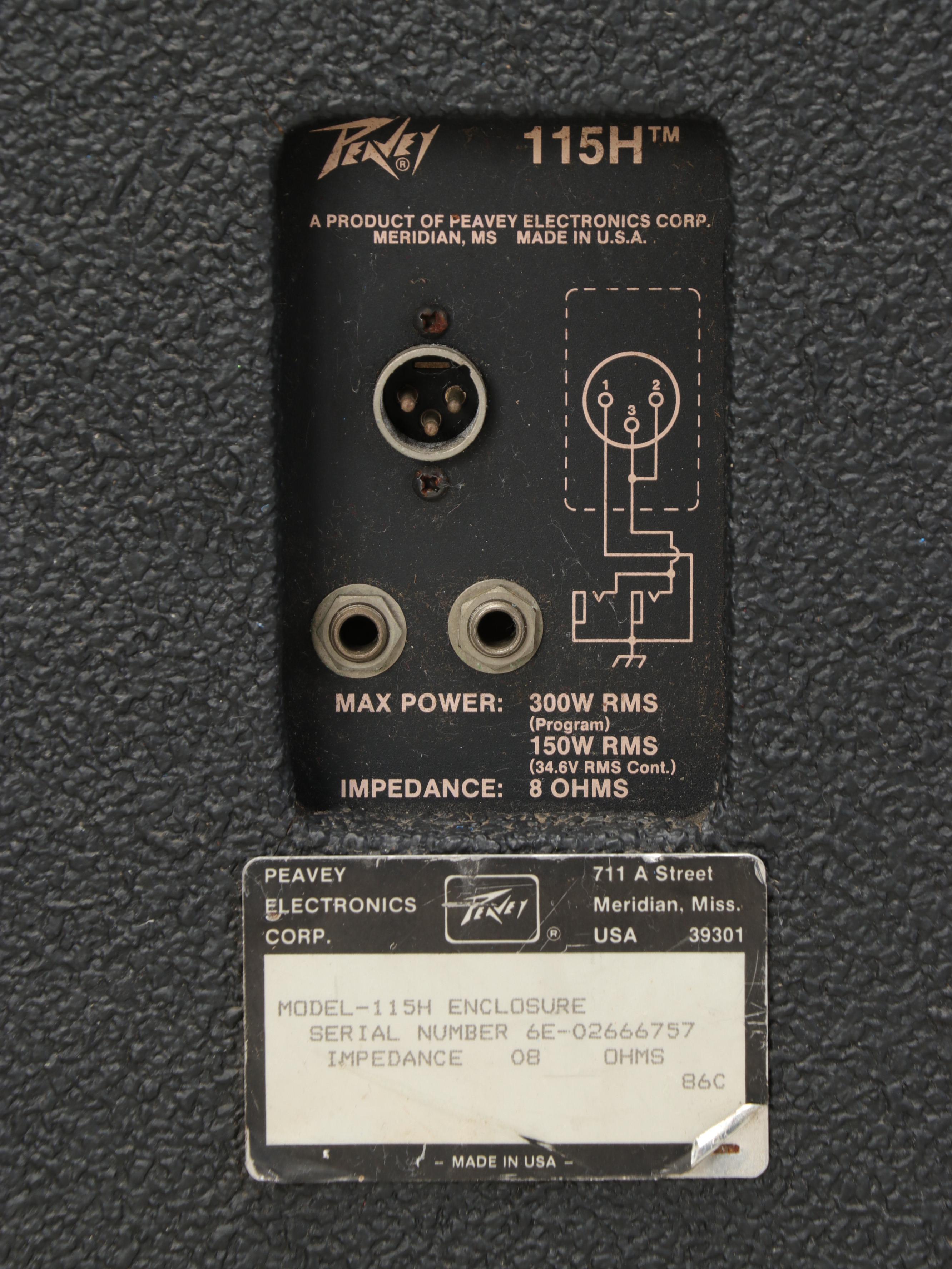 Peavey 4 Channel Powered Mixer with Stageworks Speakers and More