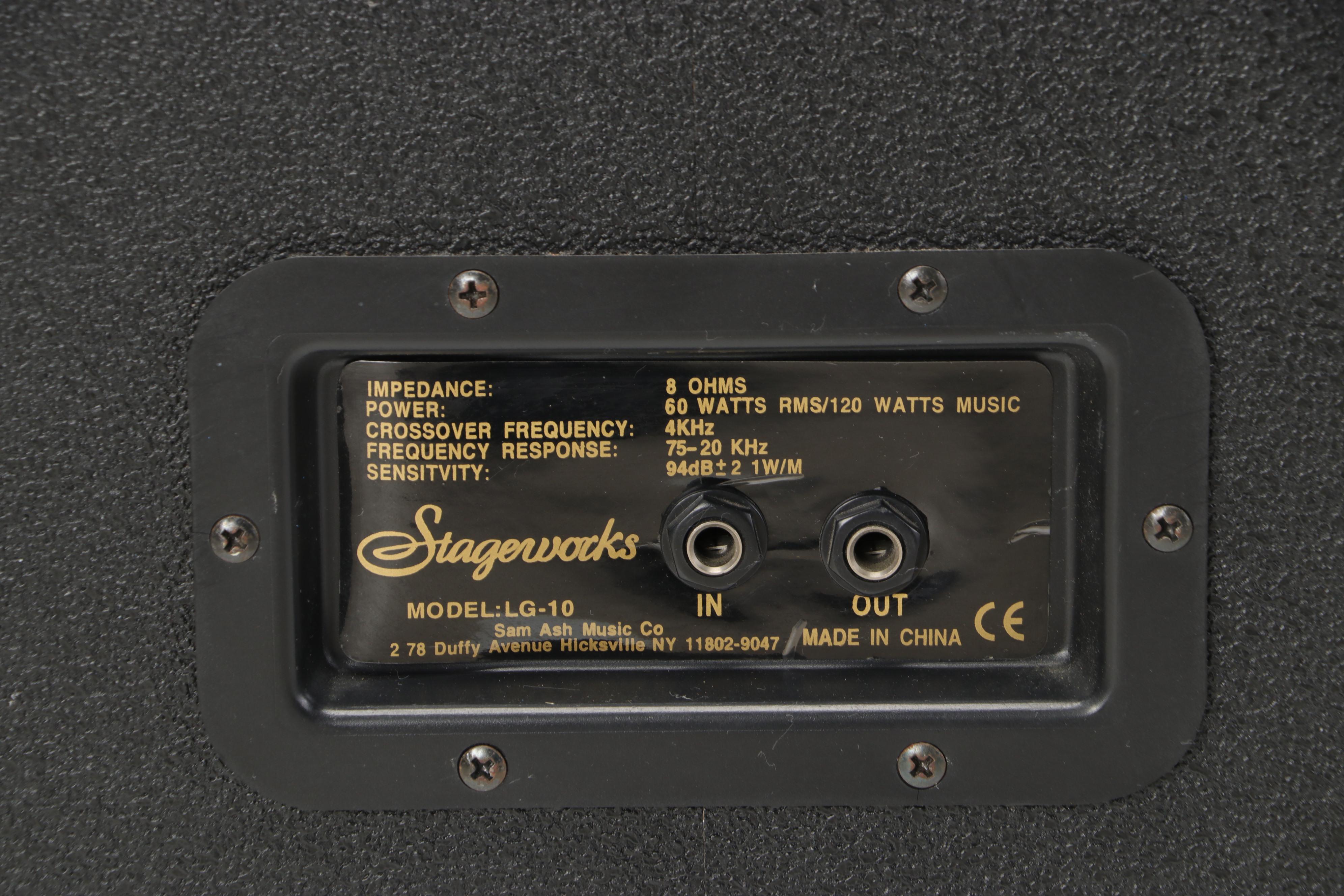 Peavey 4 Channel Powered Mixer with Stageworks Speakers and More