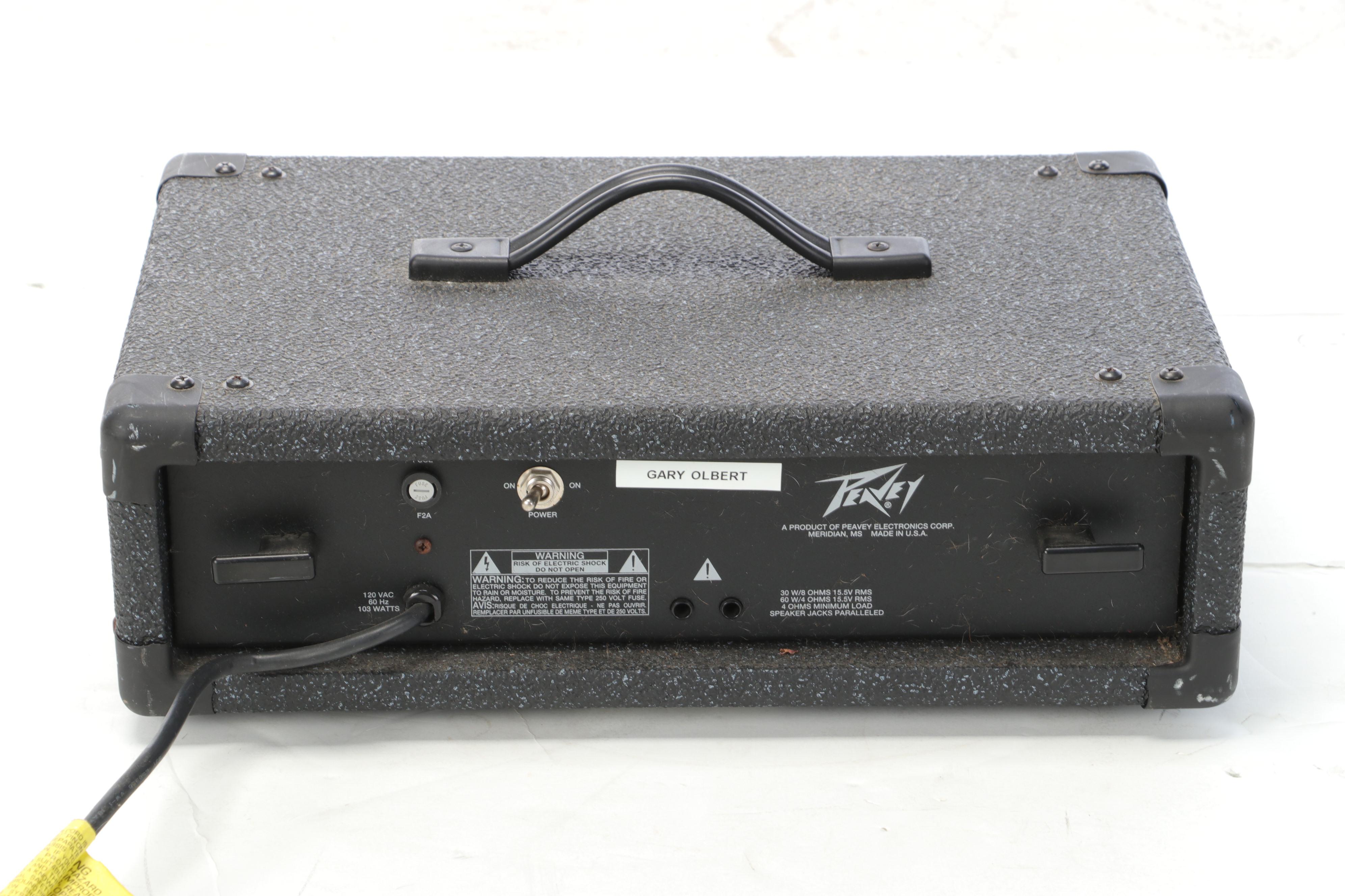 Peavey 4 Channel Powered Mixer with Stageworks Speakers and More