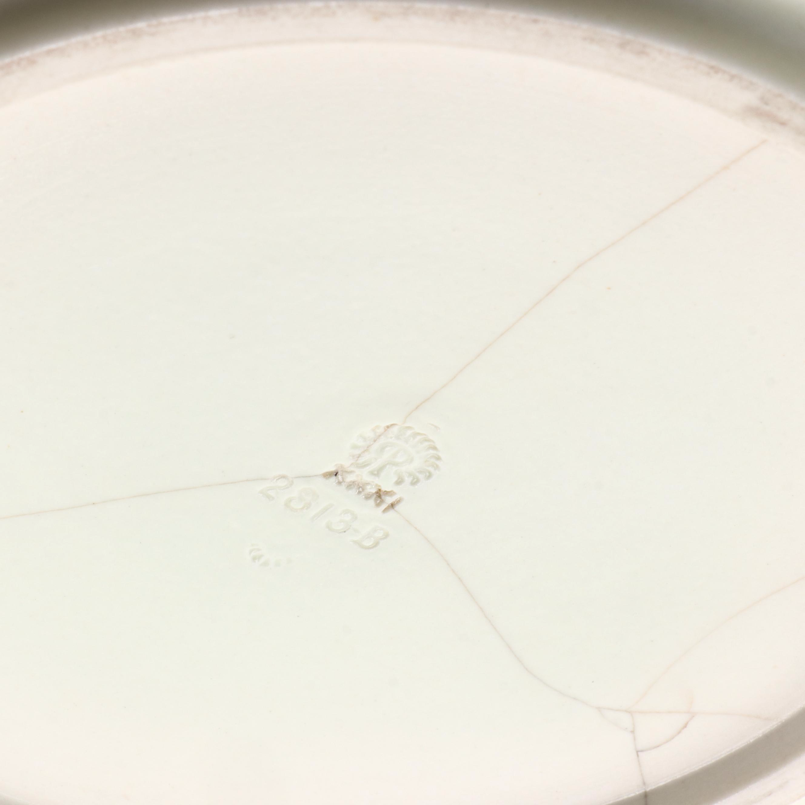 Rookwood Pottery Flower Frog and Bowl, 1930–1931