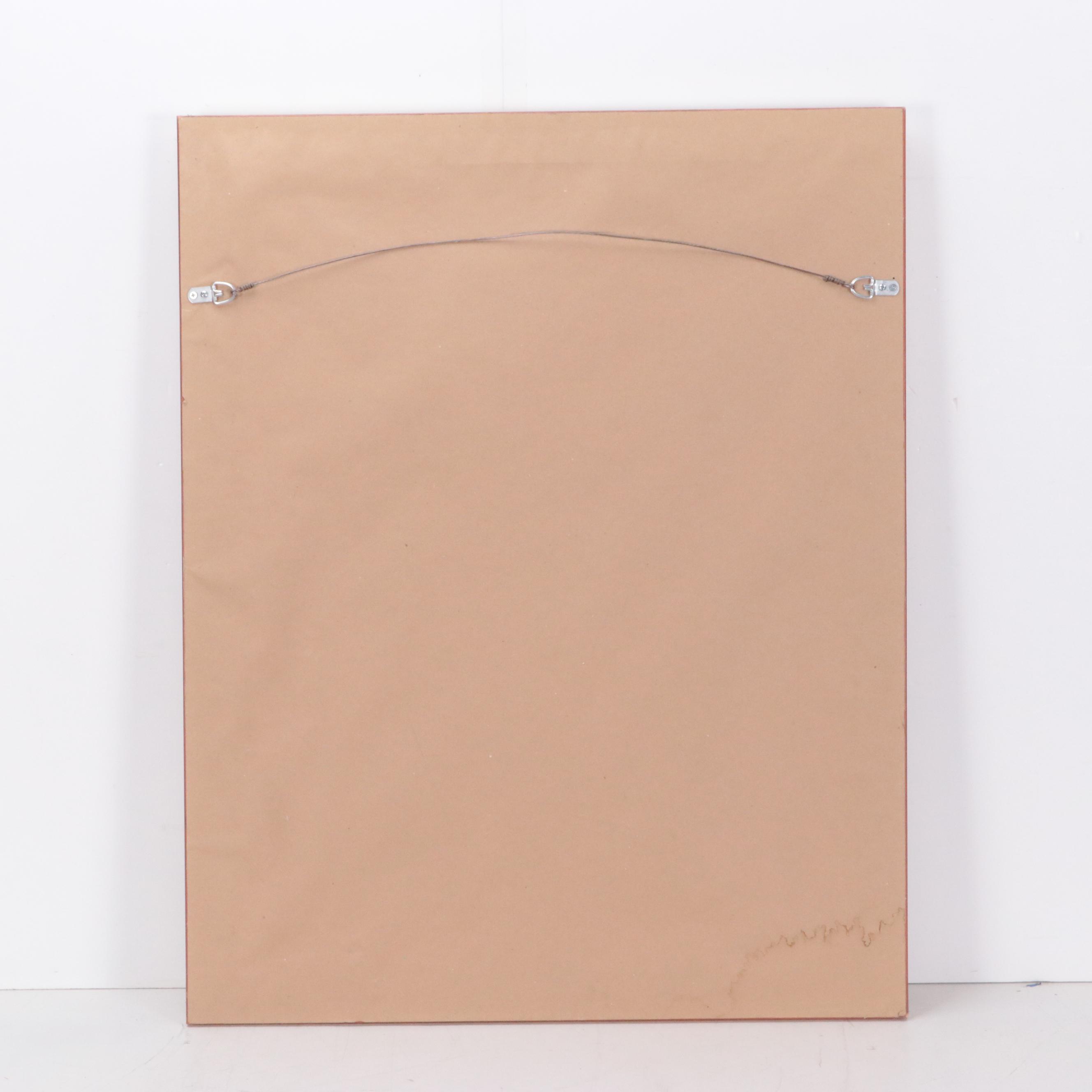 Ben Watson III Watercolor Painting of Watermill Landscape