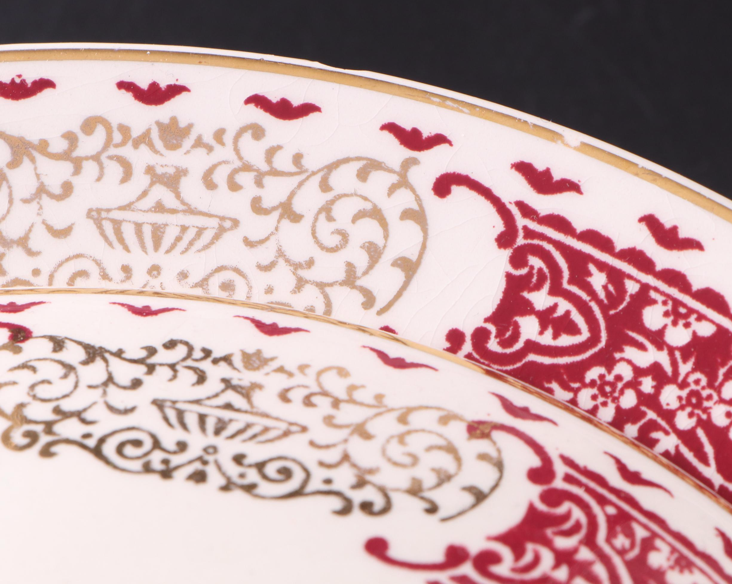 Homer Laughlin "Royal Maroon" Ceramic Dinnerware, 1941-1948