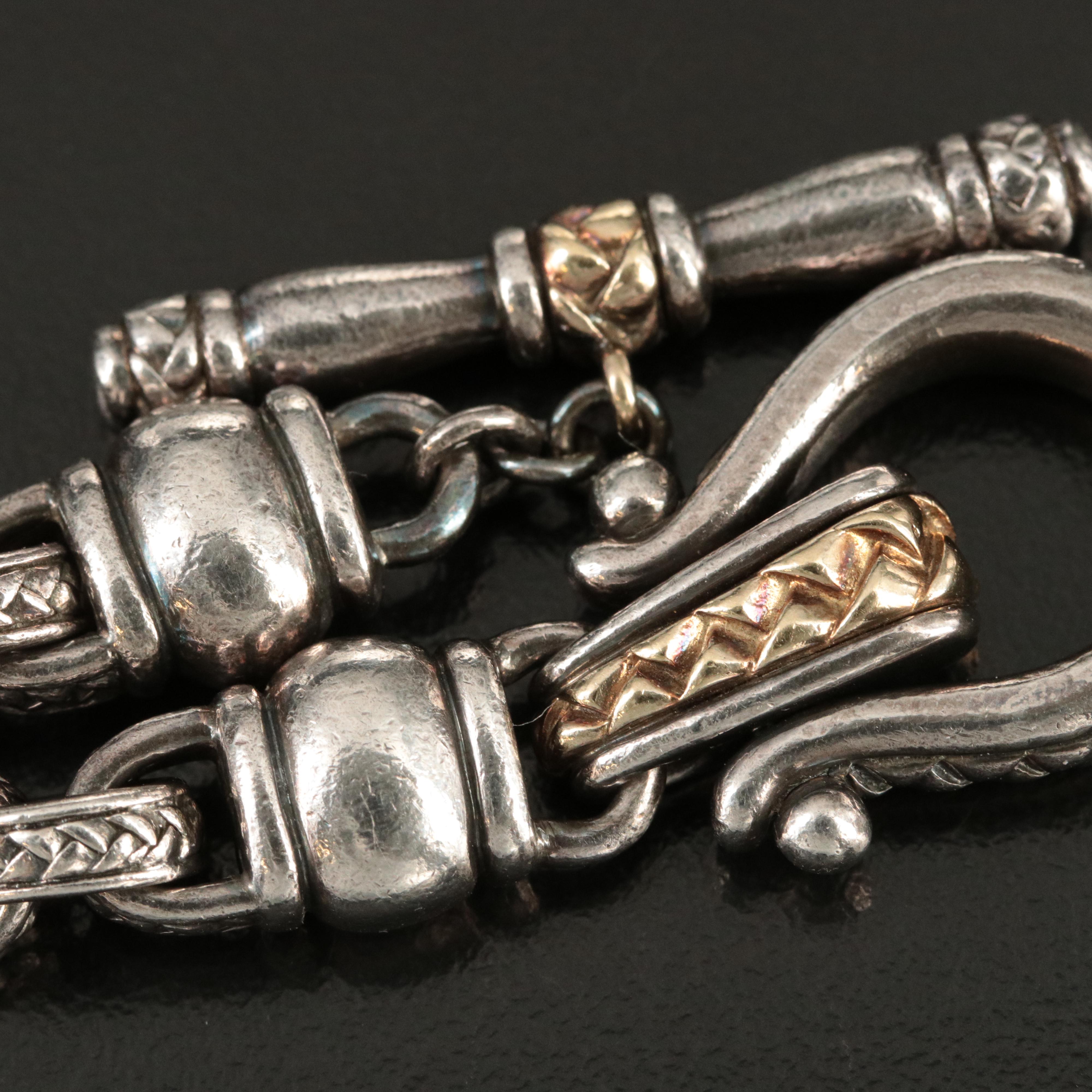 Scott Kay 'The Daphne' Sterling Bracelet with 18K Accents