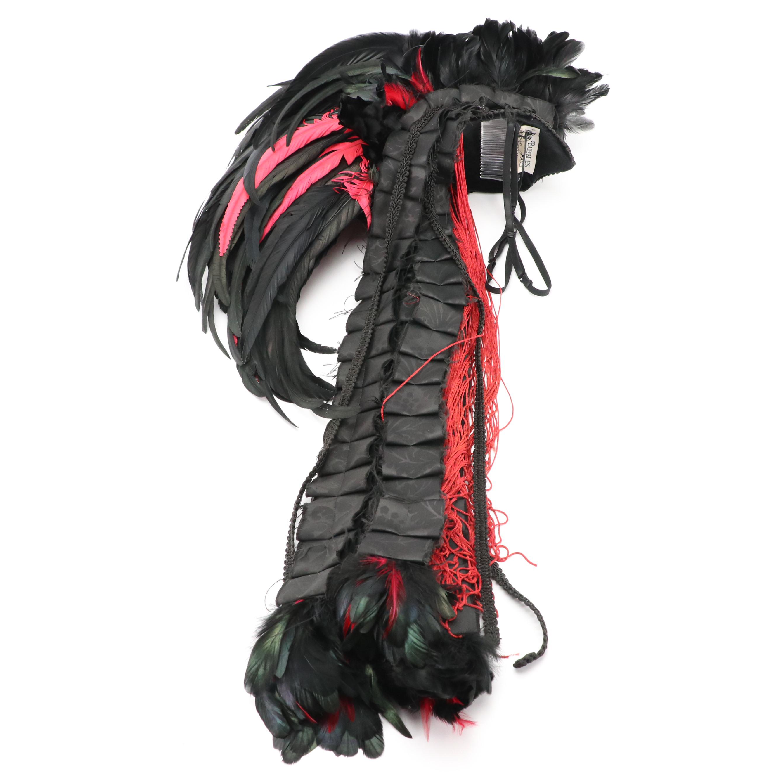 Bubbles and Frown Feather Headdress