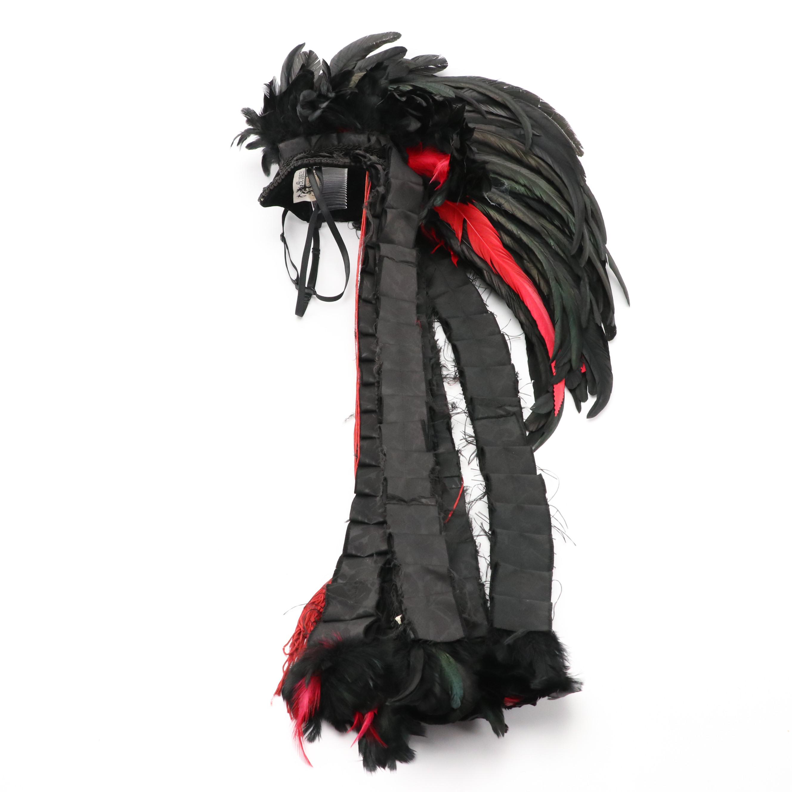 Bubbles and Frown Feather Headdress