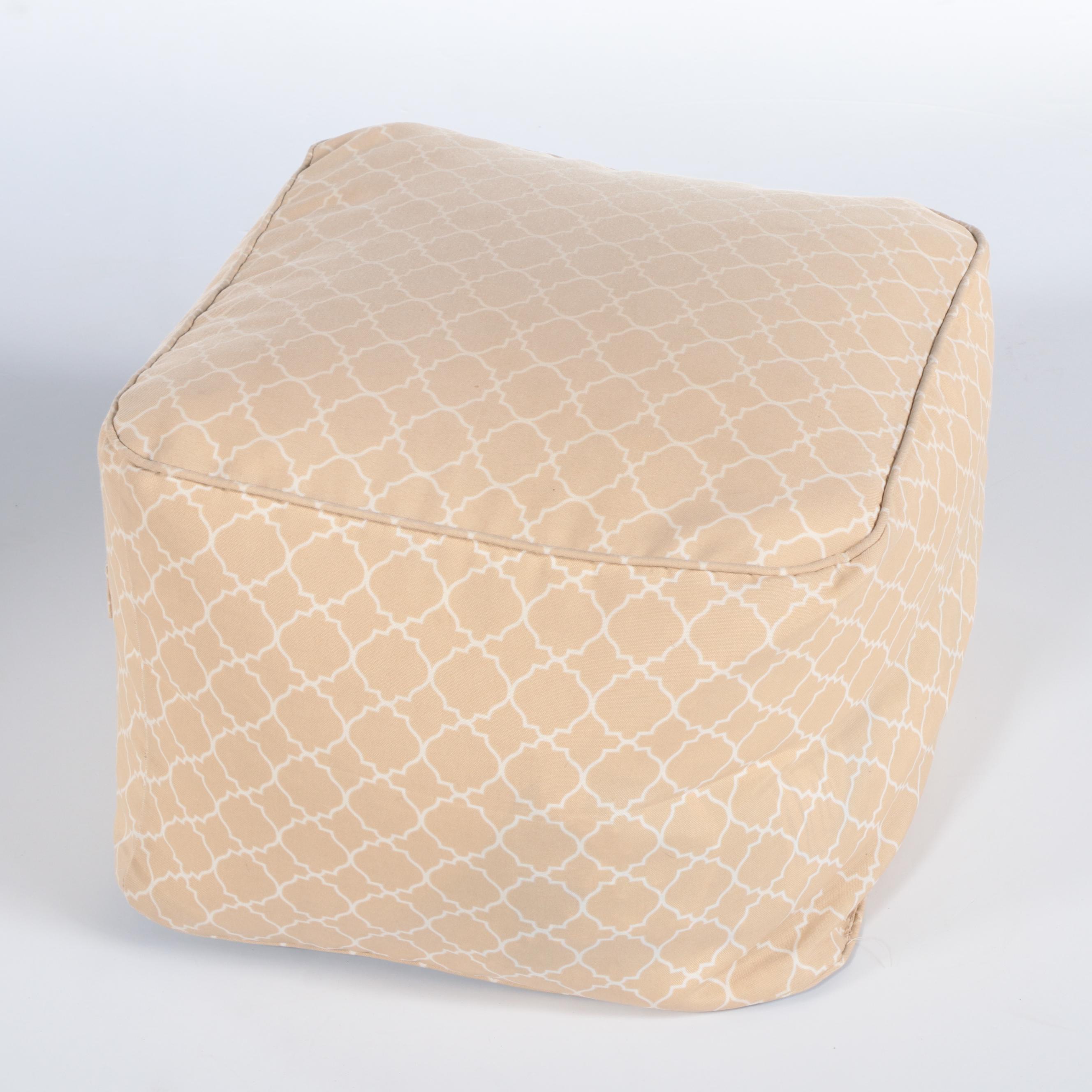 Living Style Swivel Club Chair and Pouf