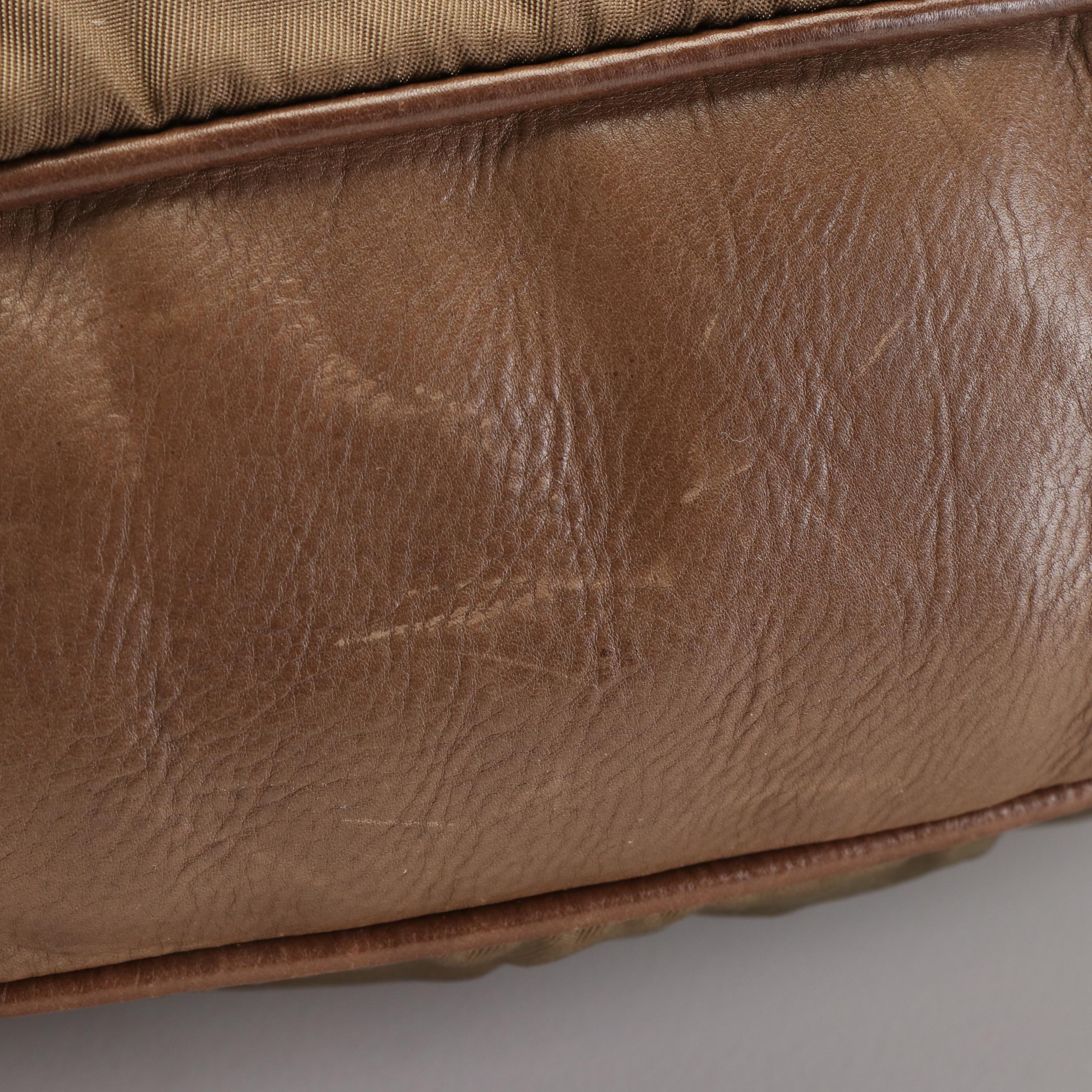 Prada Cocoa Tessuto Nylon Shoulder Bag