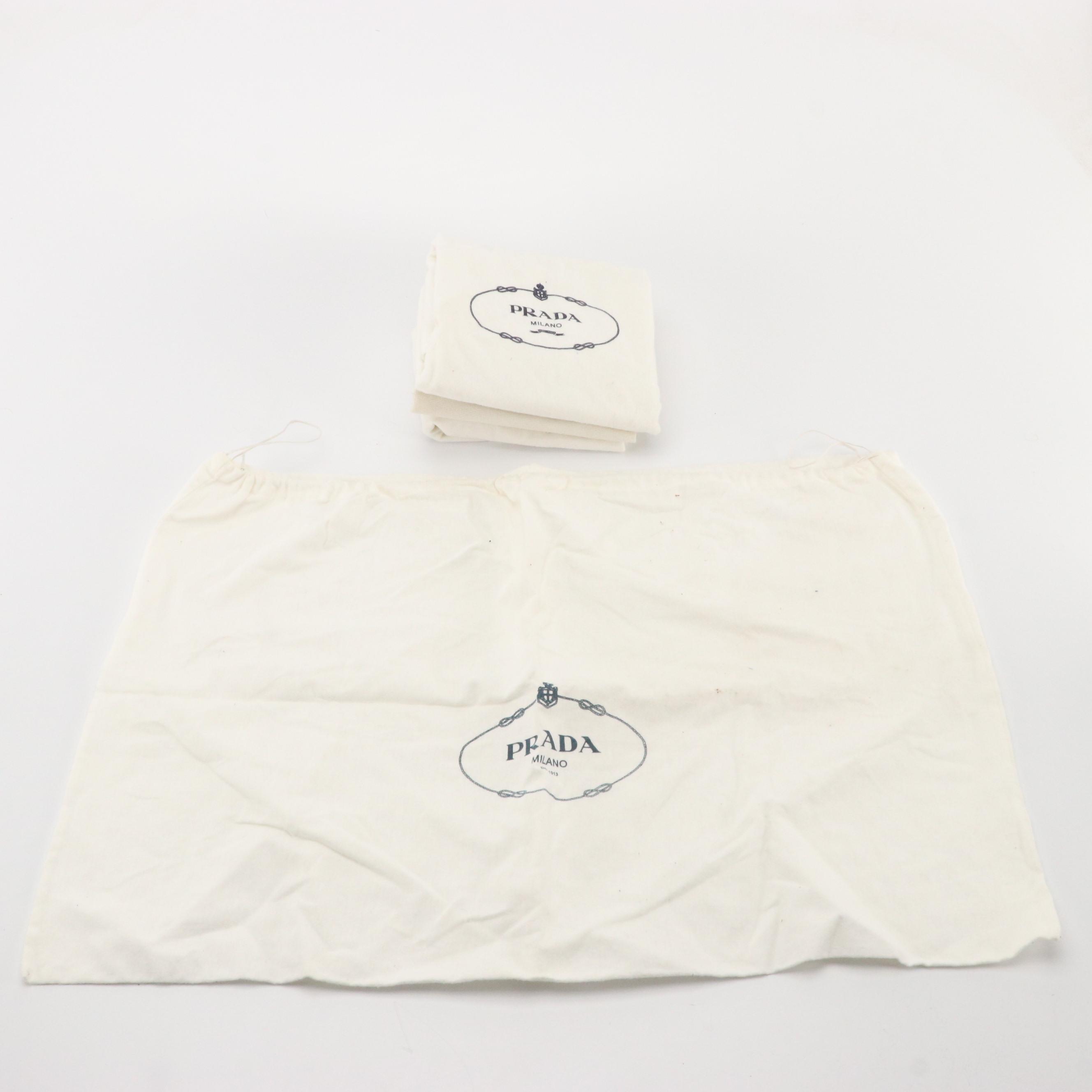 Prada Assorted Size Dust Bags