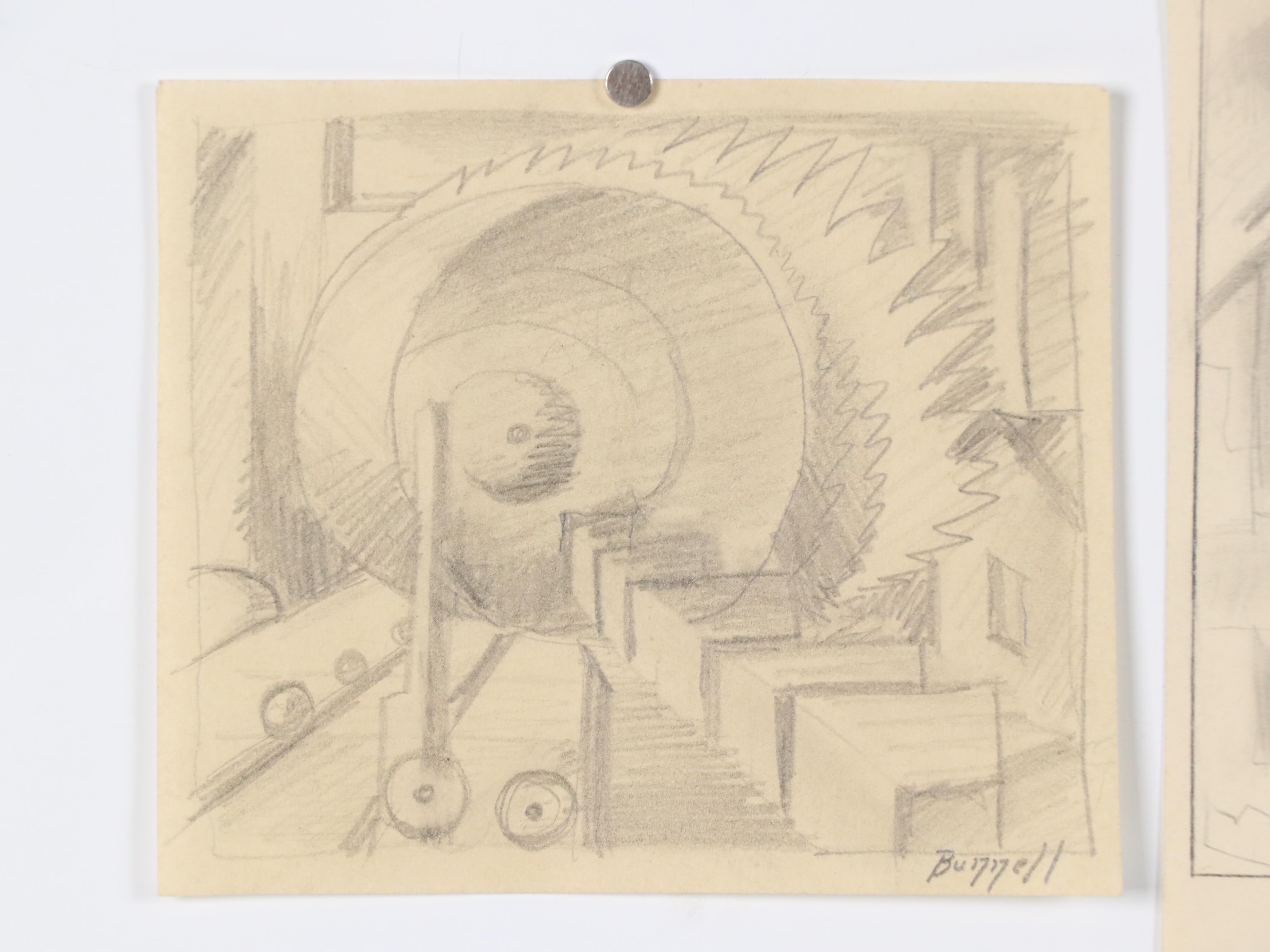 Charles Ragland Bunnell Modern Graphite Drawings, 1939