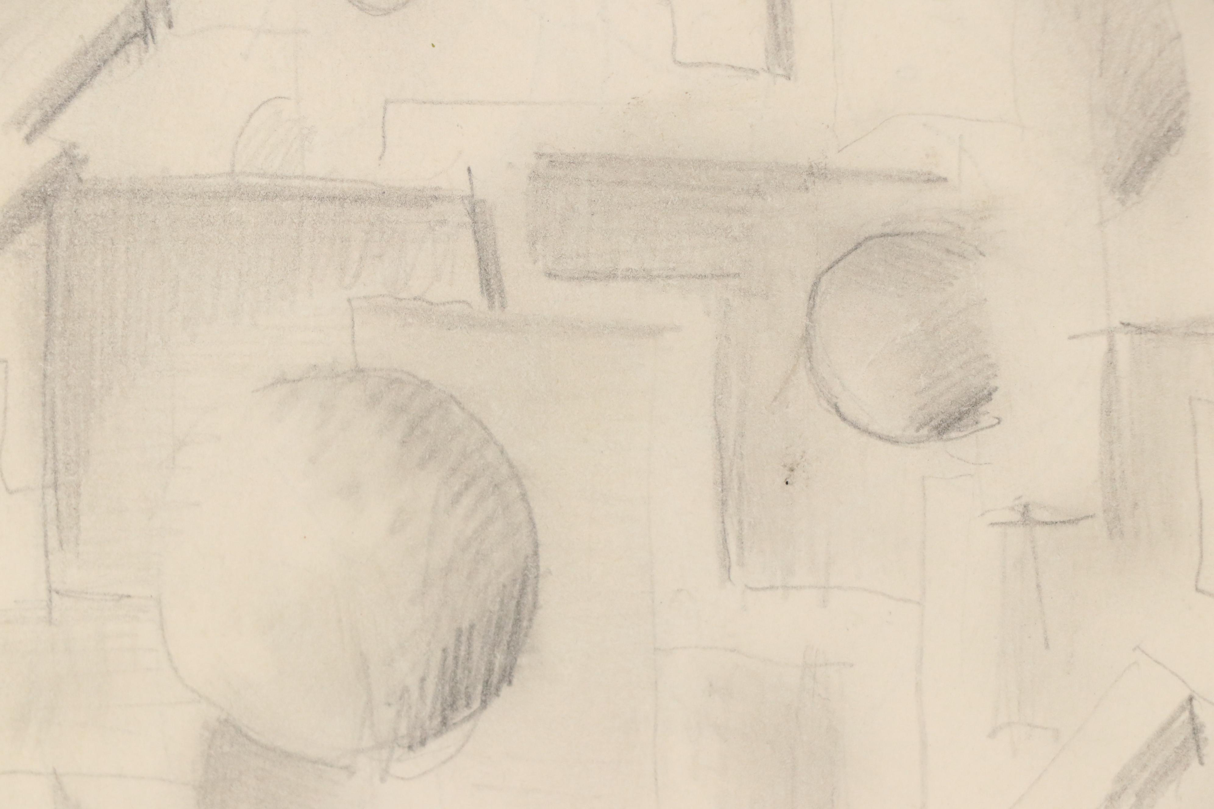 Charles Ragland Bunnell Modern Graphite Drawings, 1939