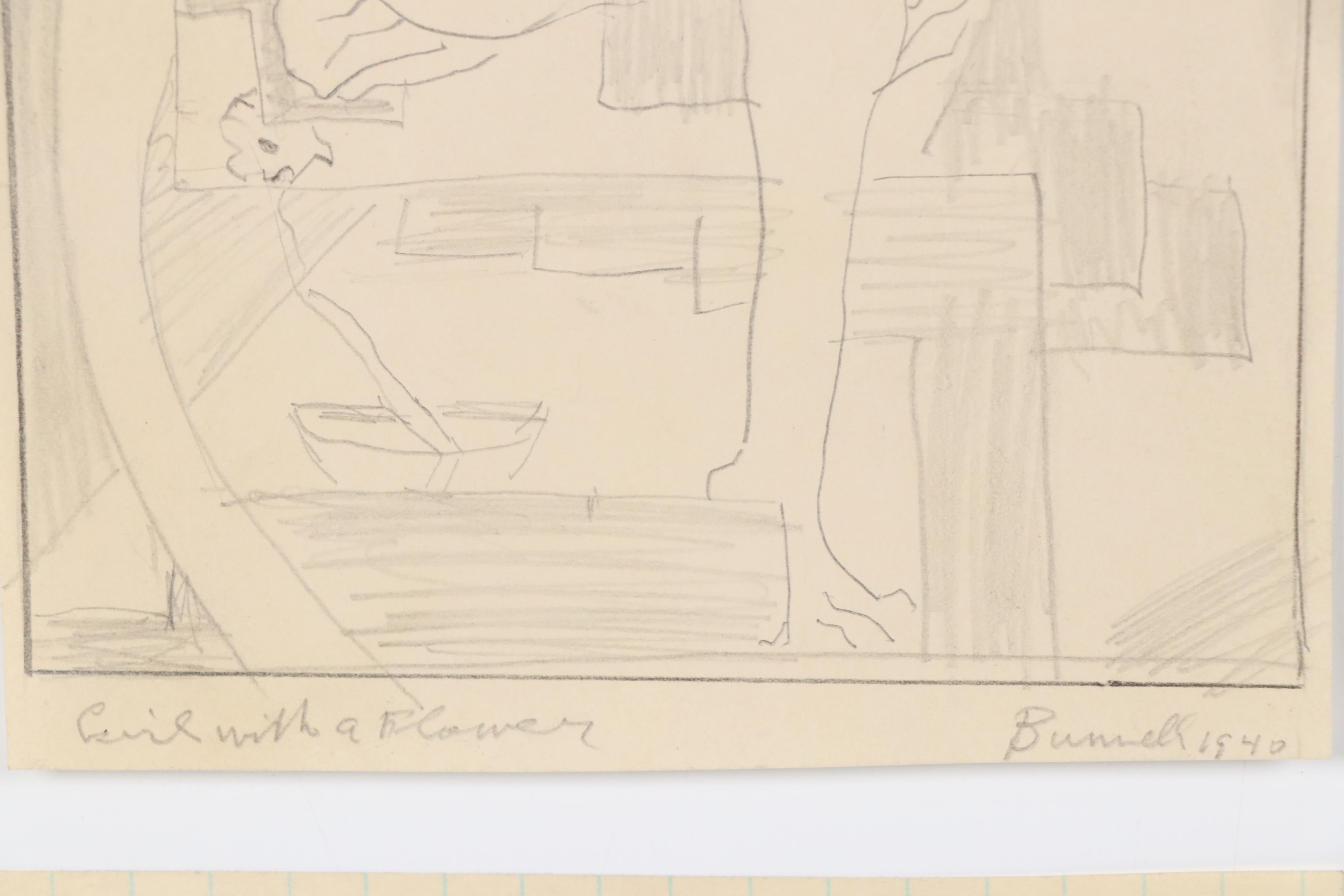 Charles Ragland Bunnell Modern Graphite Drawings, 1939