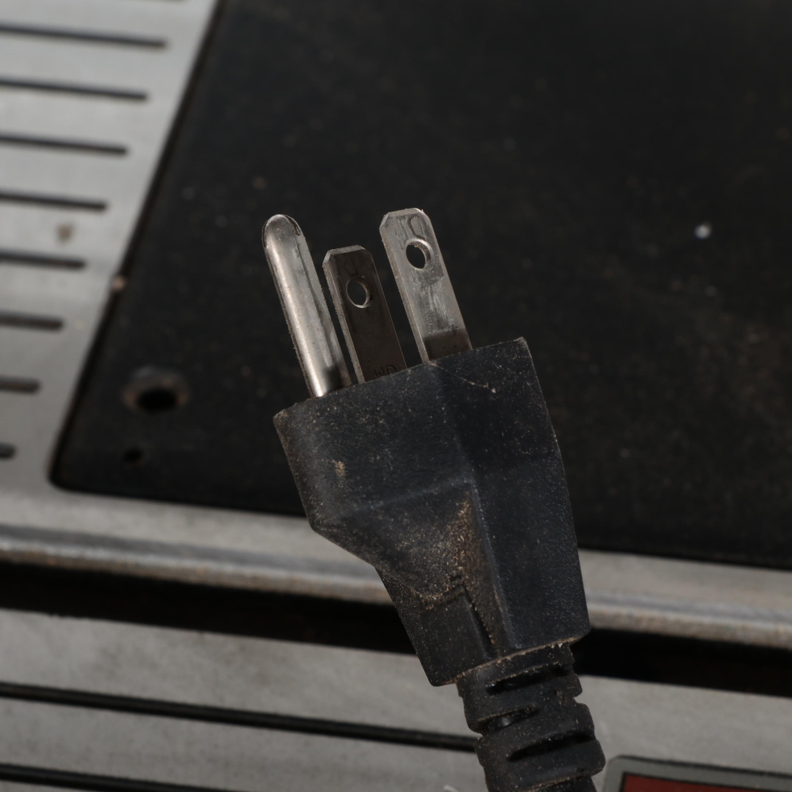 Sanborn Black Max Air Compressor, Central Machinery Router & Table, Ladder