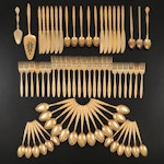 Stanley Roberts "Golden Bouquet" Stainless Steel Flatware