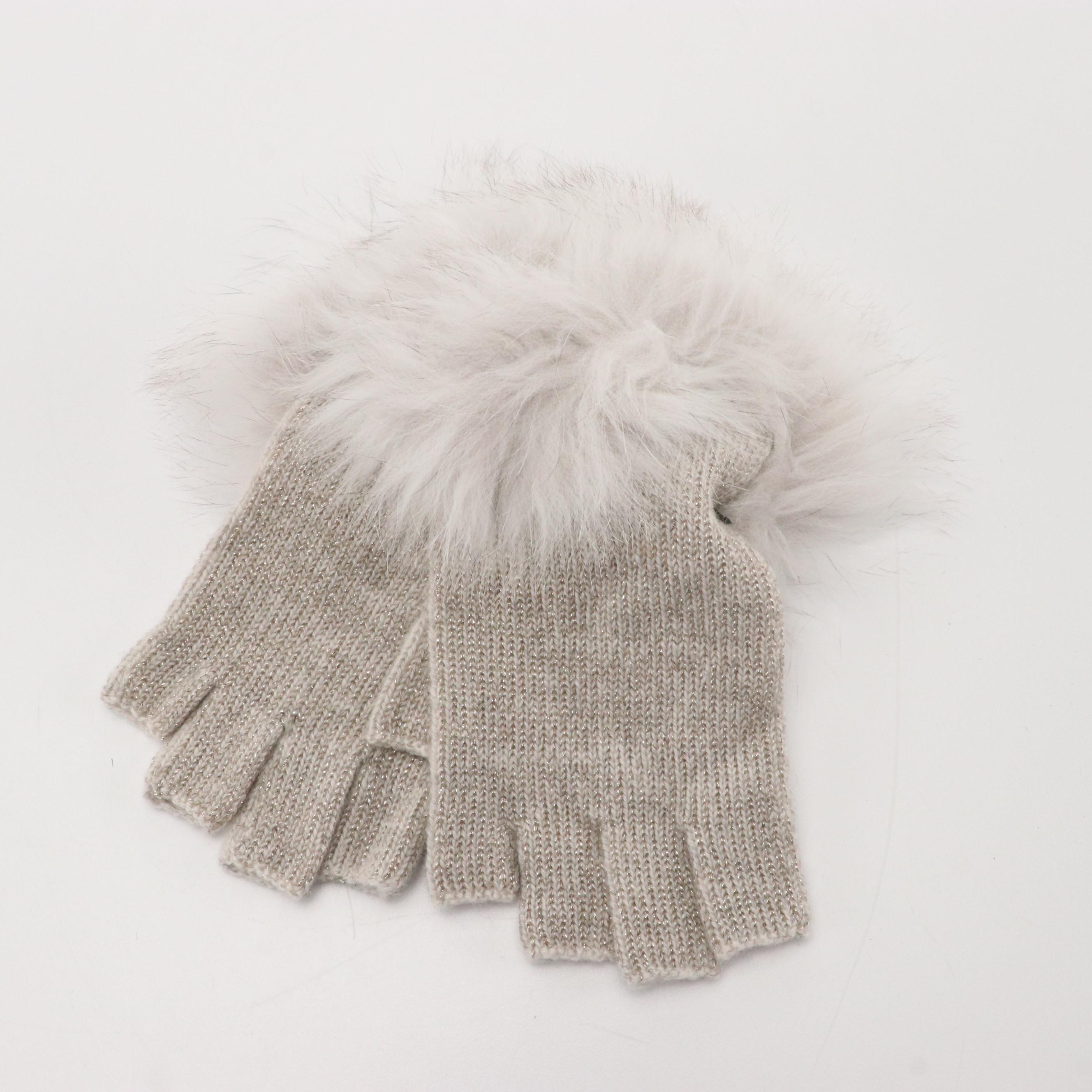 Neiman Marcus Fox Fur Trim Gloves, Other Tanuki Fur/Leather Trapper Hat, More