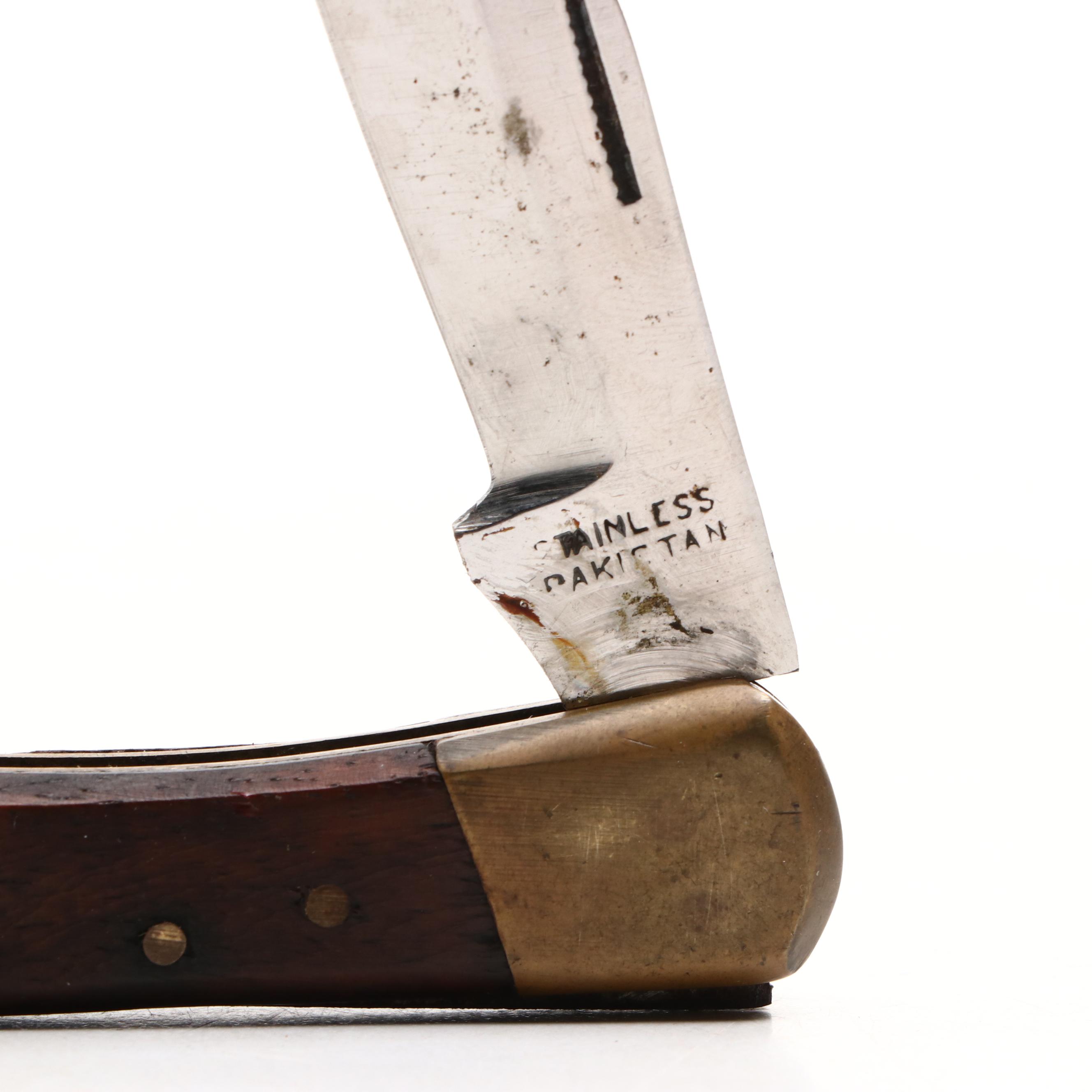 Barlow and Other Pocket Knives with Donnison's Box and Shelf Clips