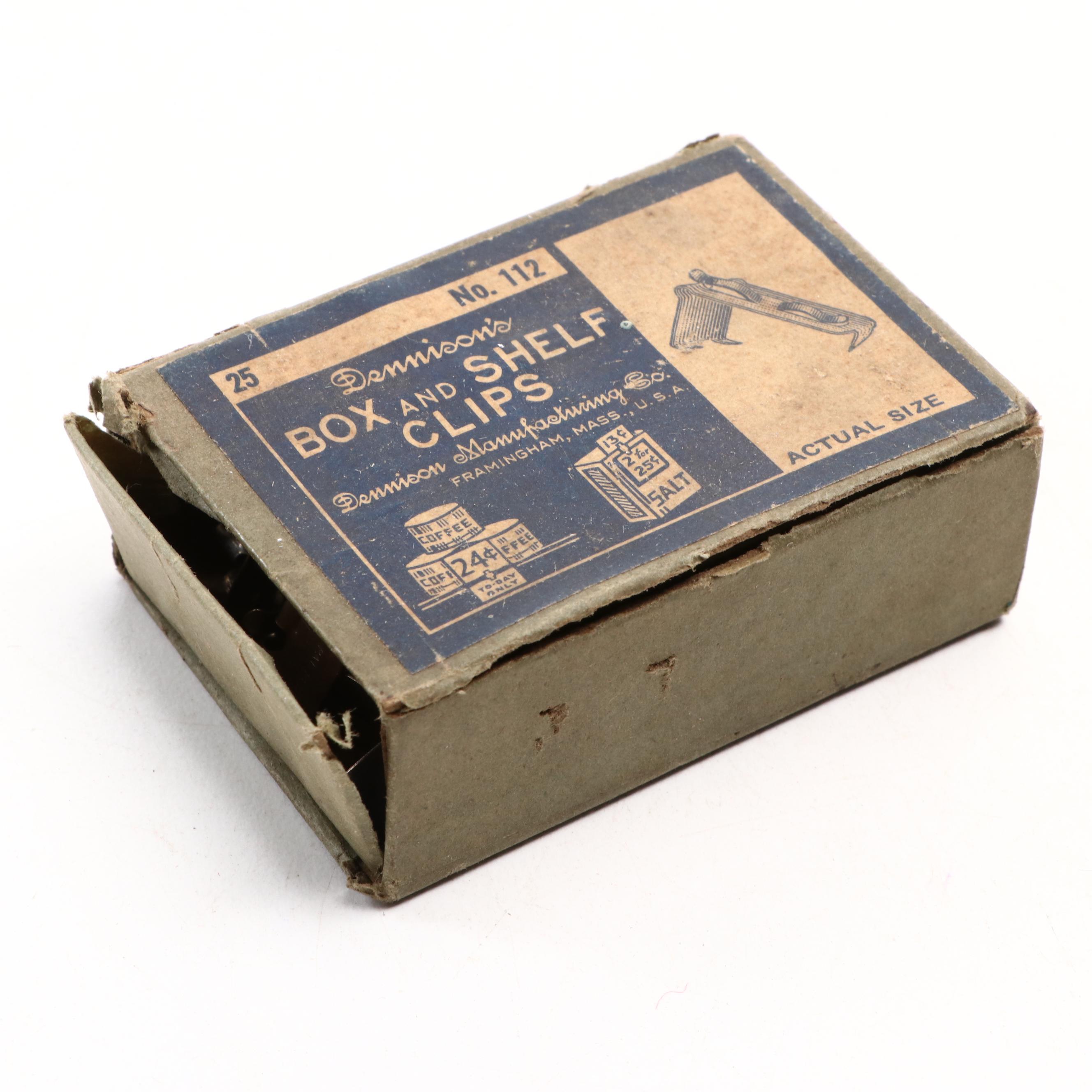 Barlow and Other Pocket Knives with Donnison's Box and Shelf Clips