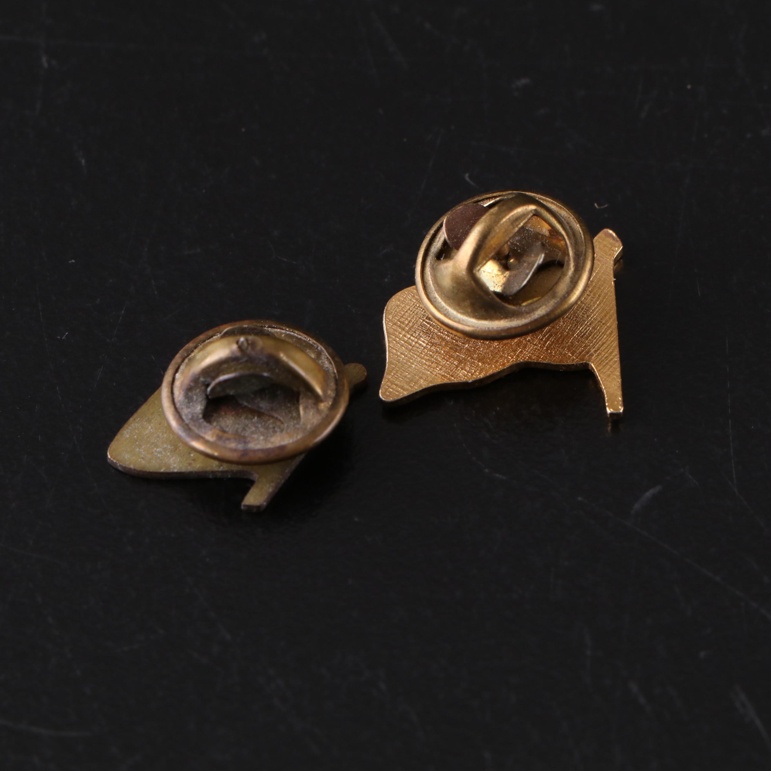 Waltham Brass Pocket Compass with Filigree Motif Brass Lighter Holder and More