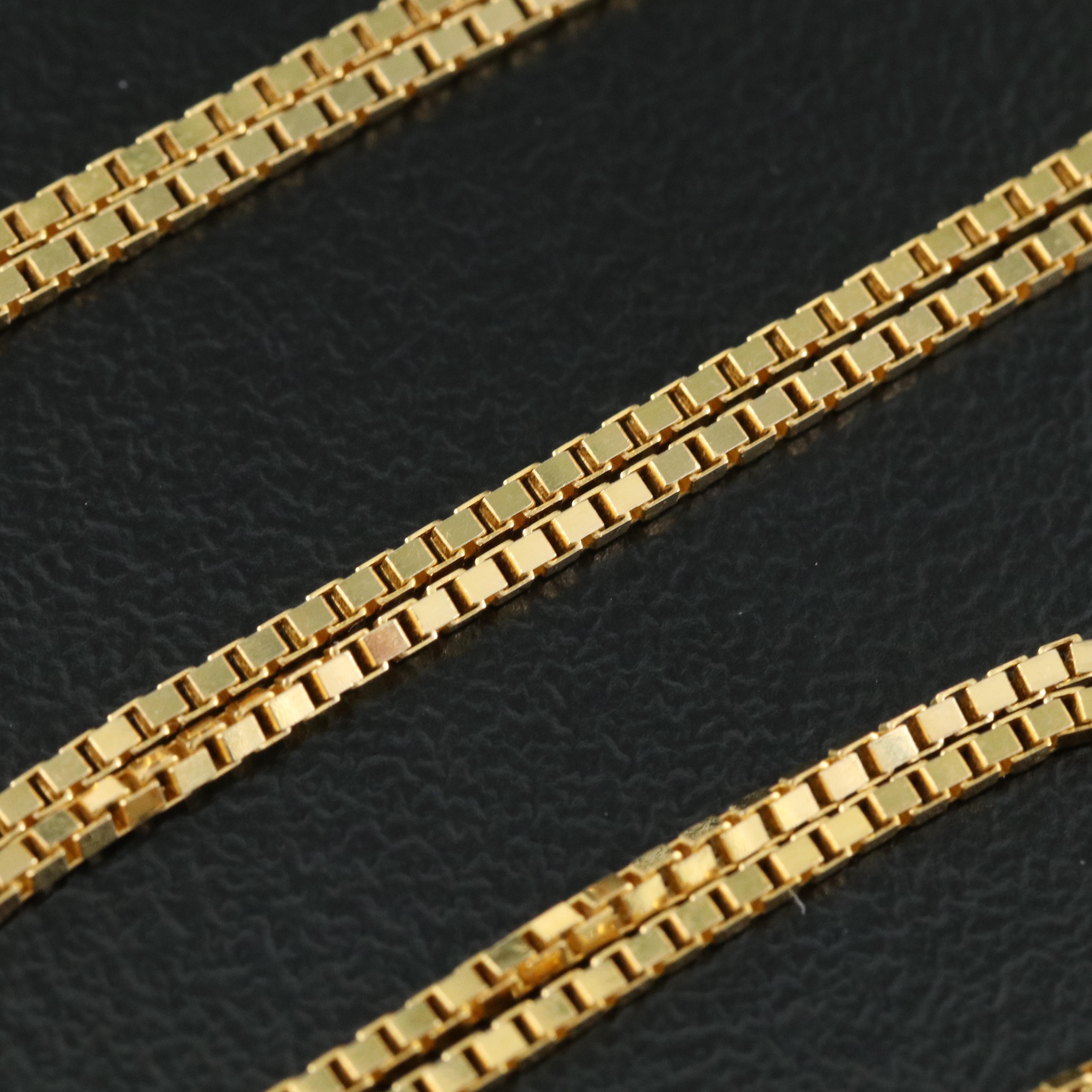 14K Box Chain Necklace