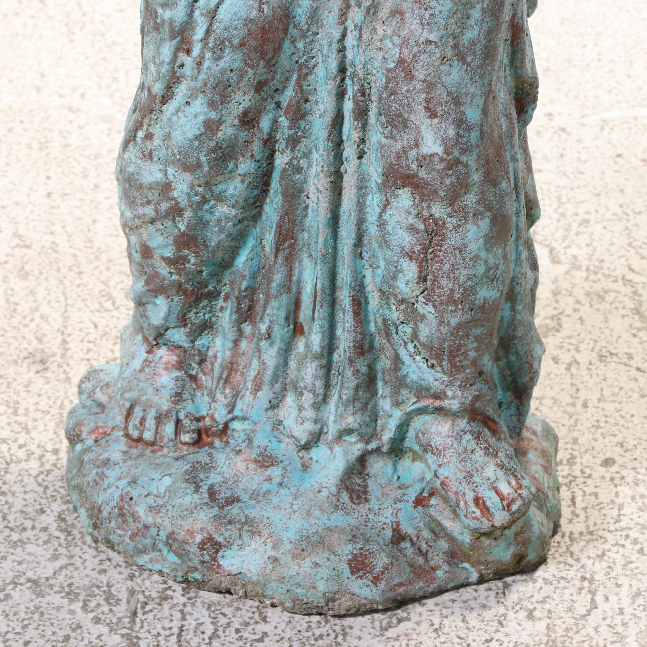 Concrete Angel Garden Statue