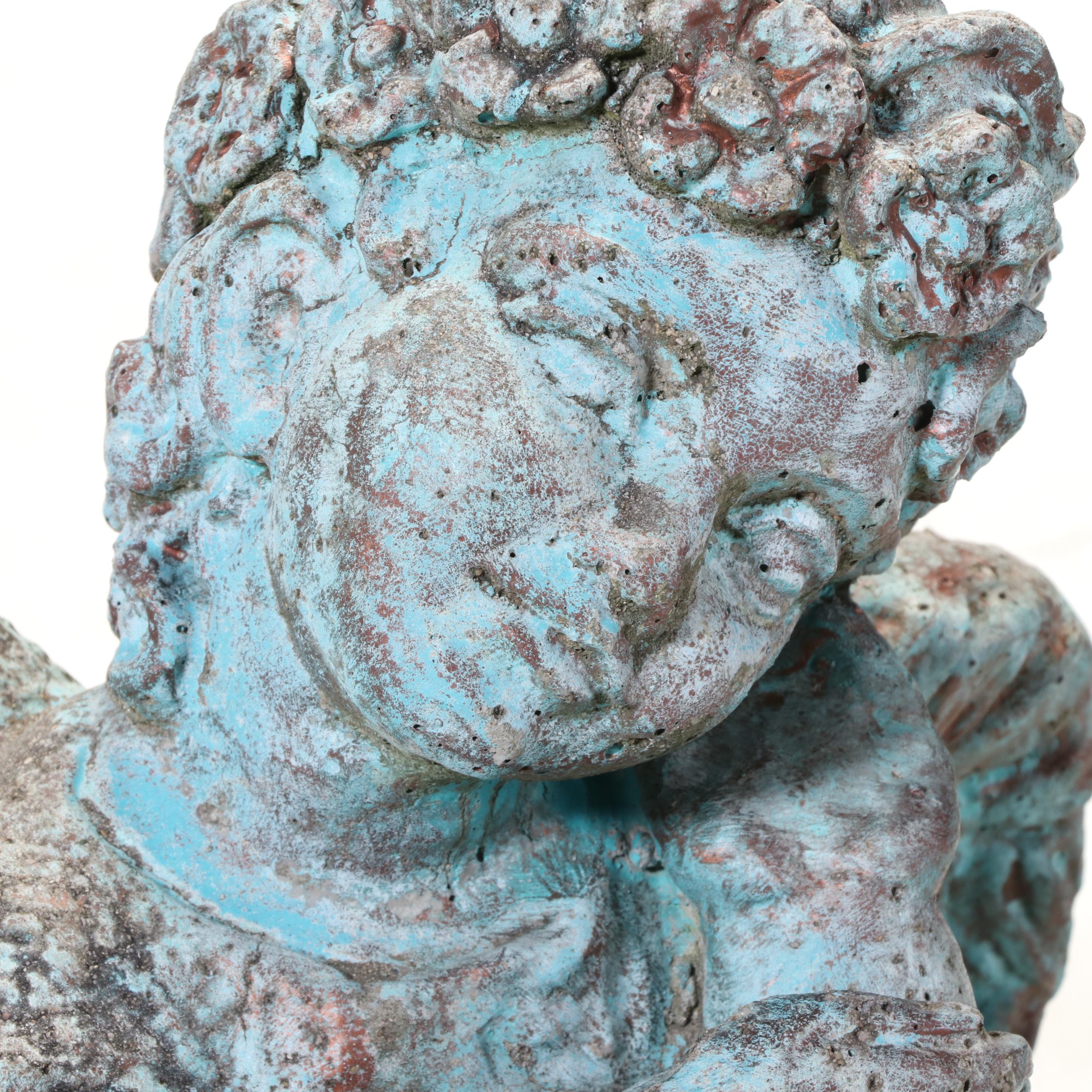 Concrete Angel Garden Statue