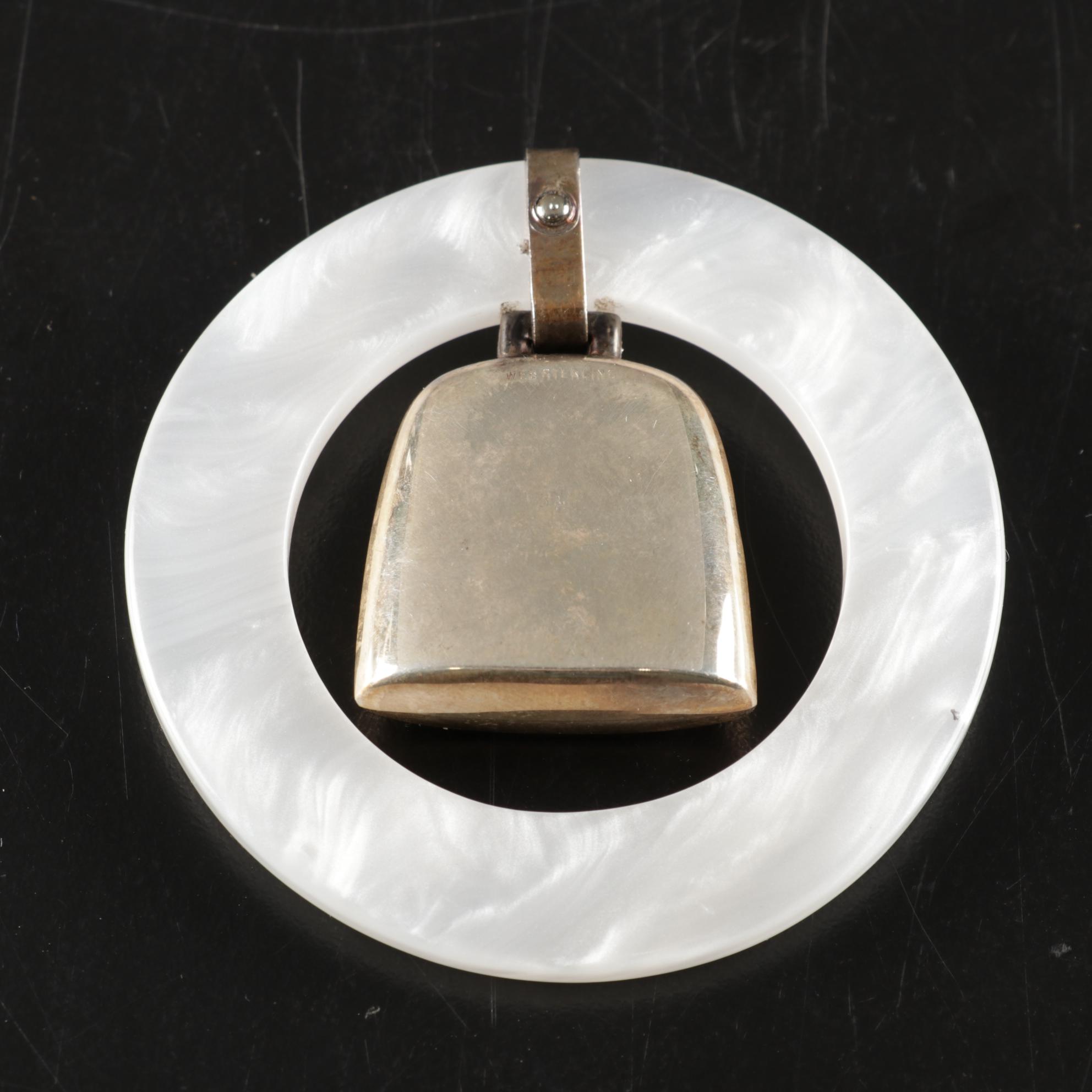 Sterling Silver Baby and Novelty Collection Featuring Baby Birth Record Rattle