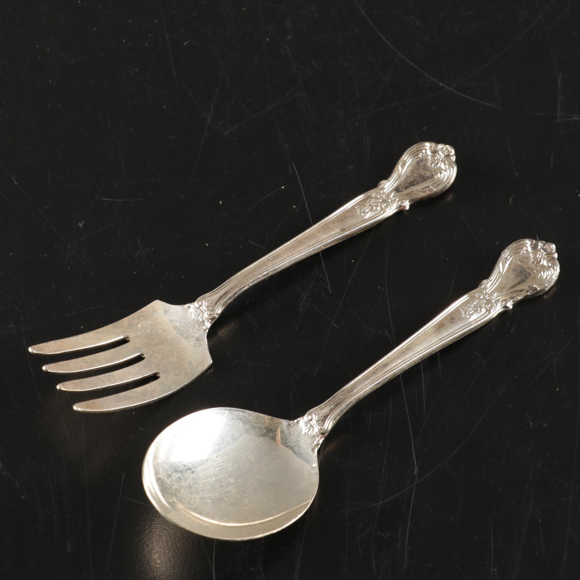 Sterling Silver Baby and Novelty Collection Featuring Baby Birth Record Rattle