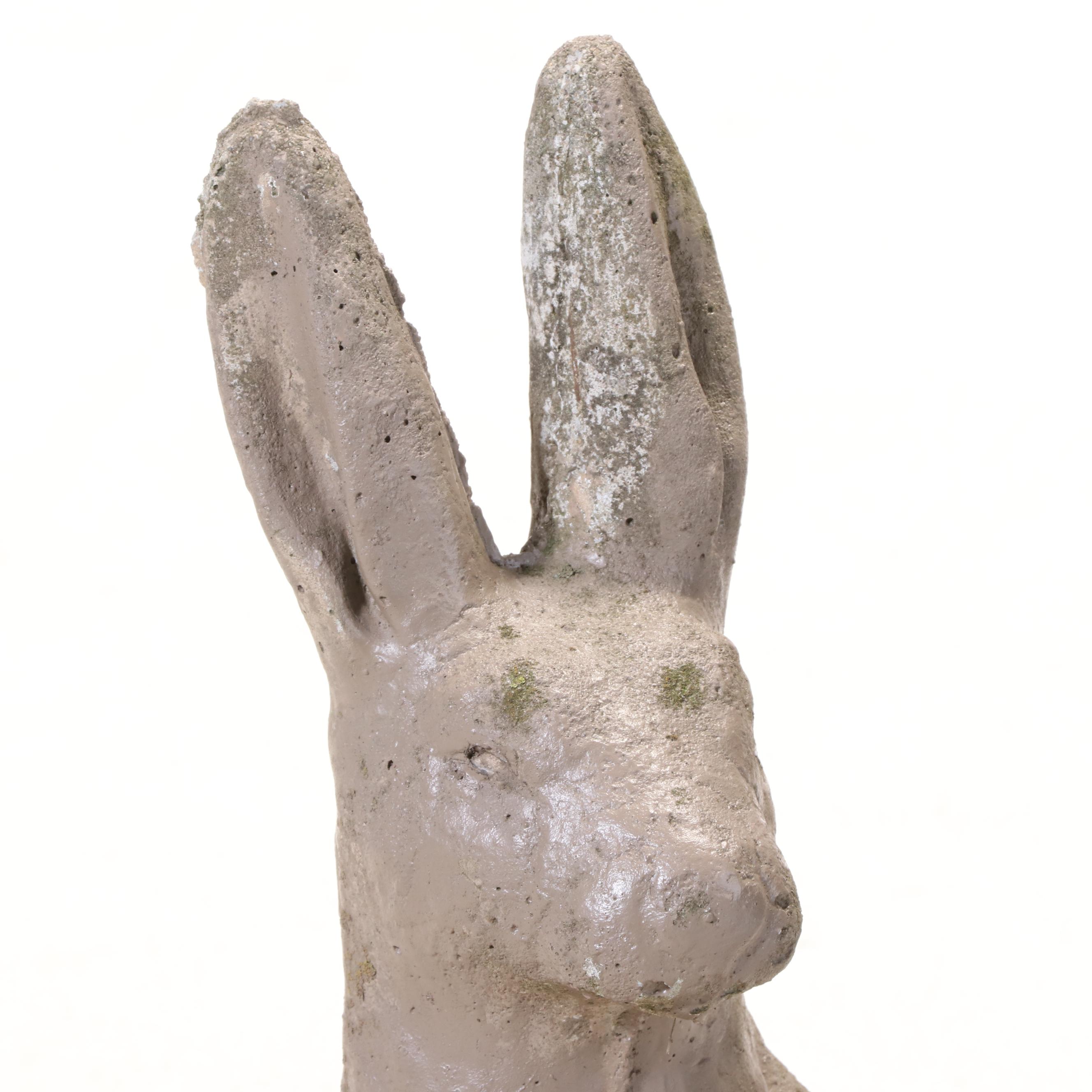 Concrete Rabbit Garden Statue