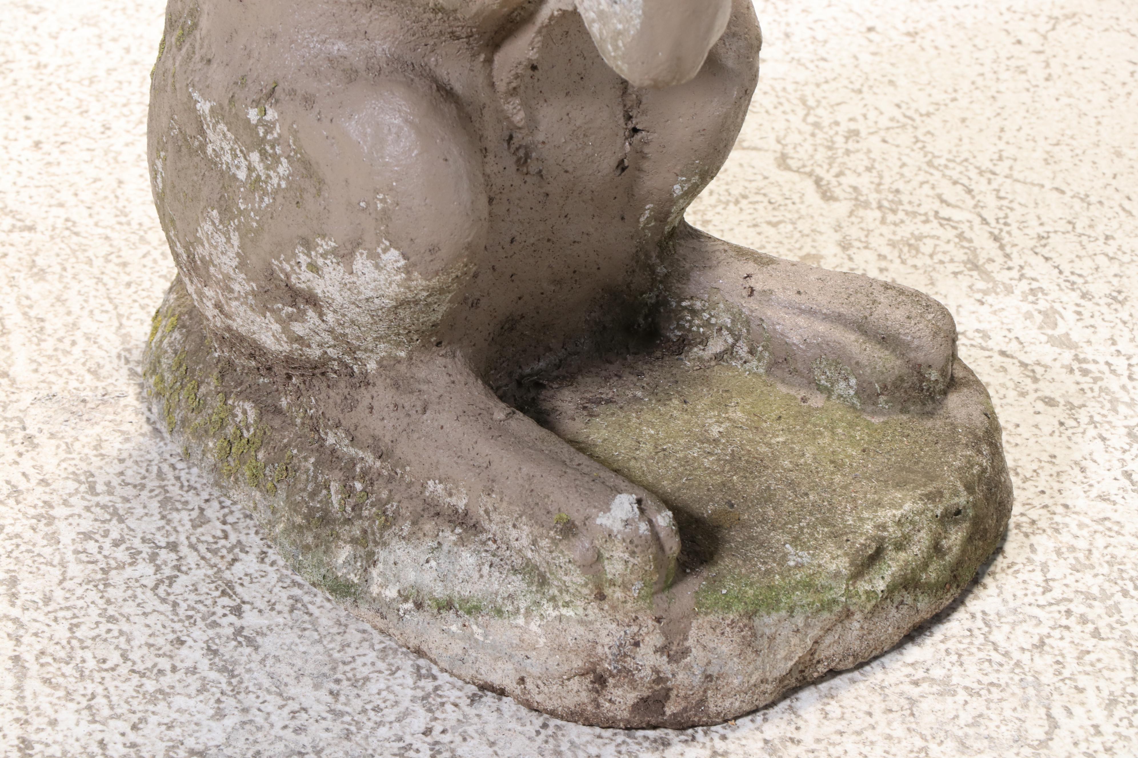 Concrete Rabbit Garden Statue