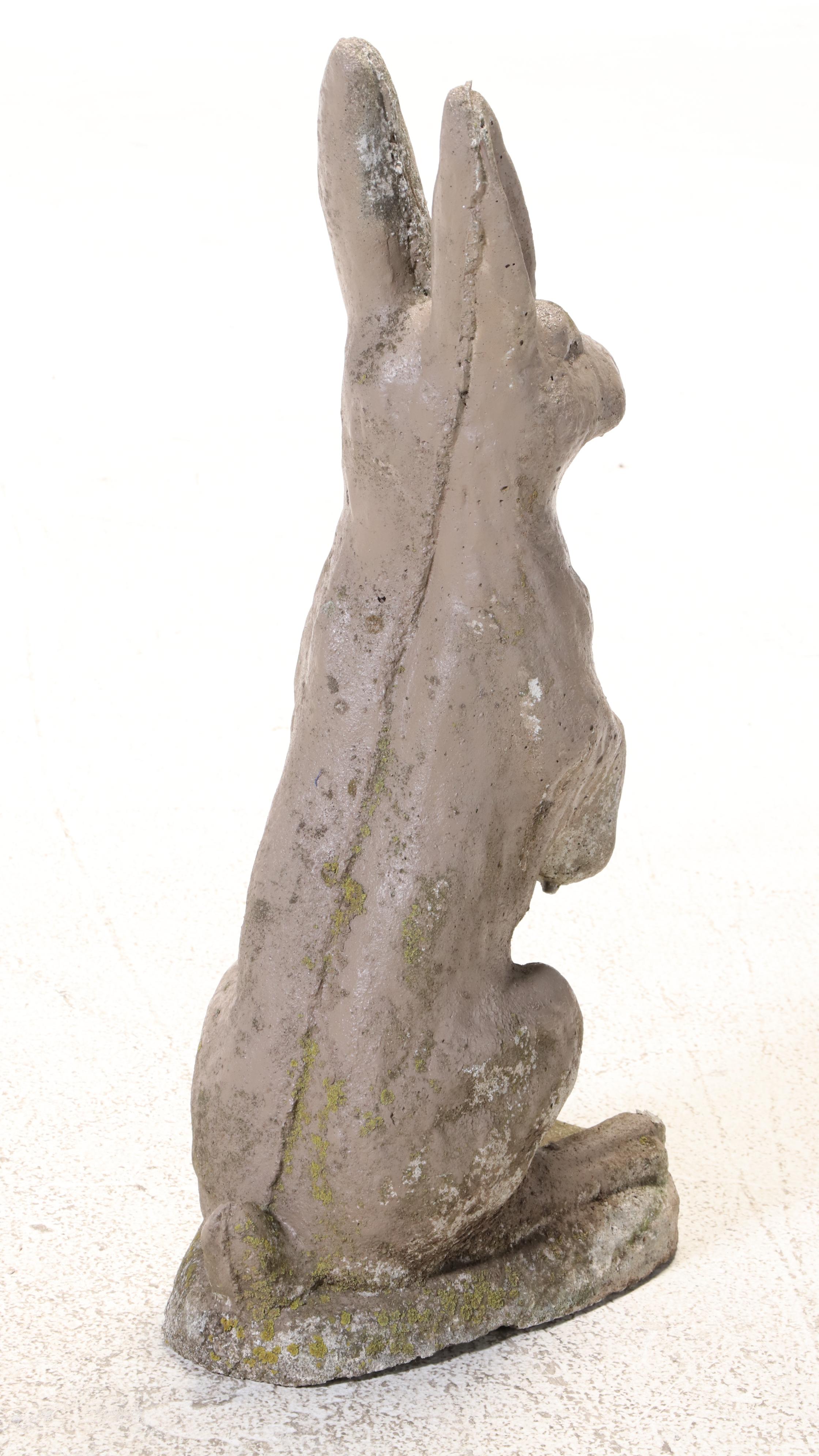 Concrete Rabbit Garden Statue