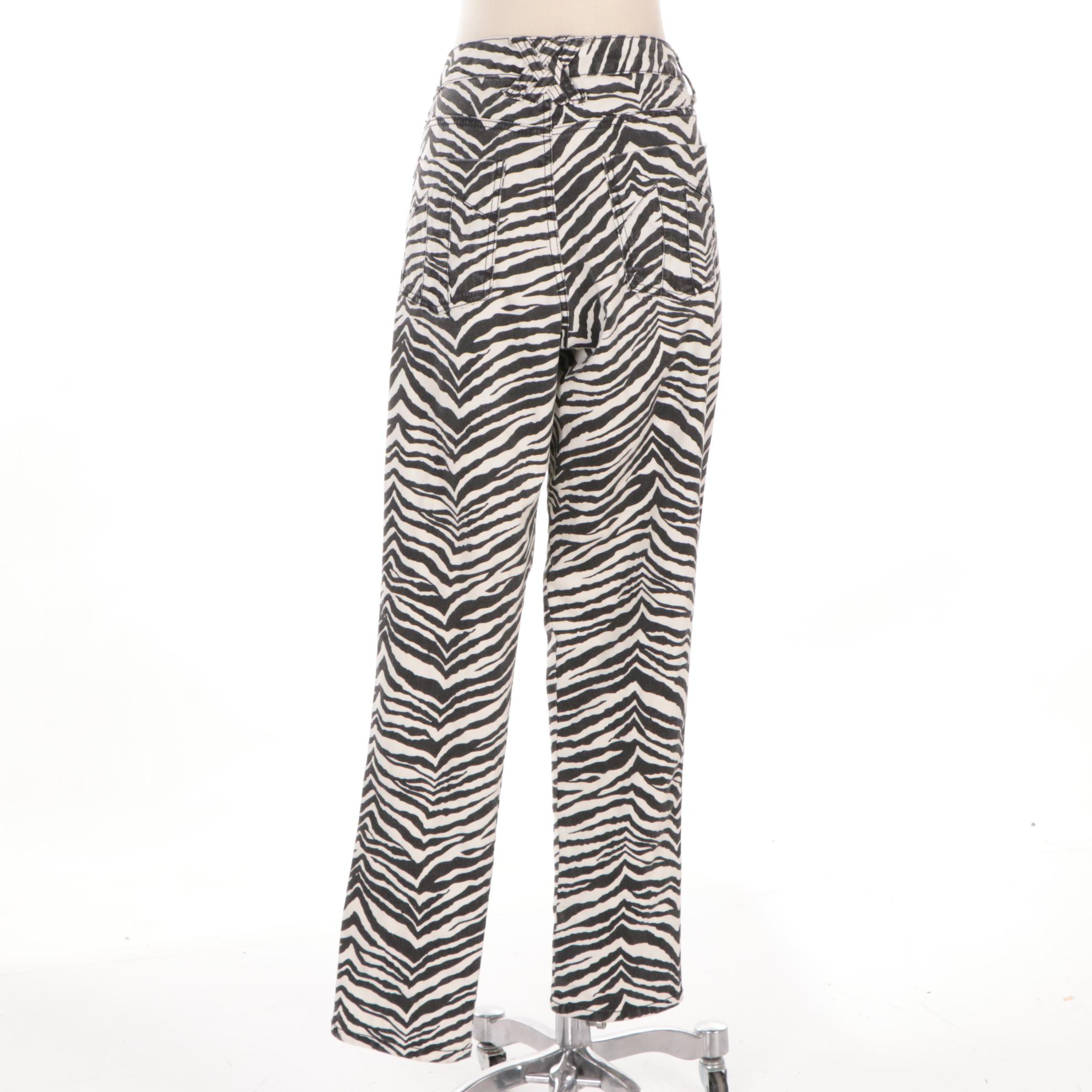 Tripp NYC Zebra Print Jeans