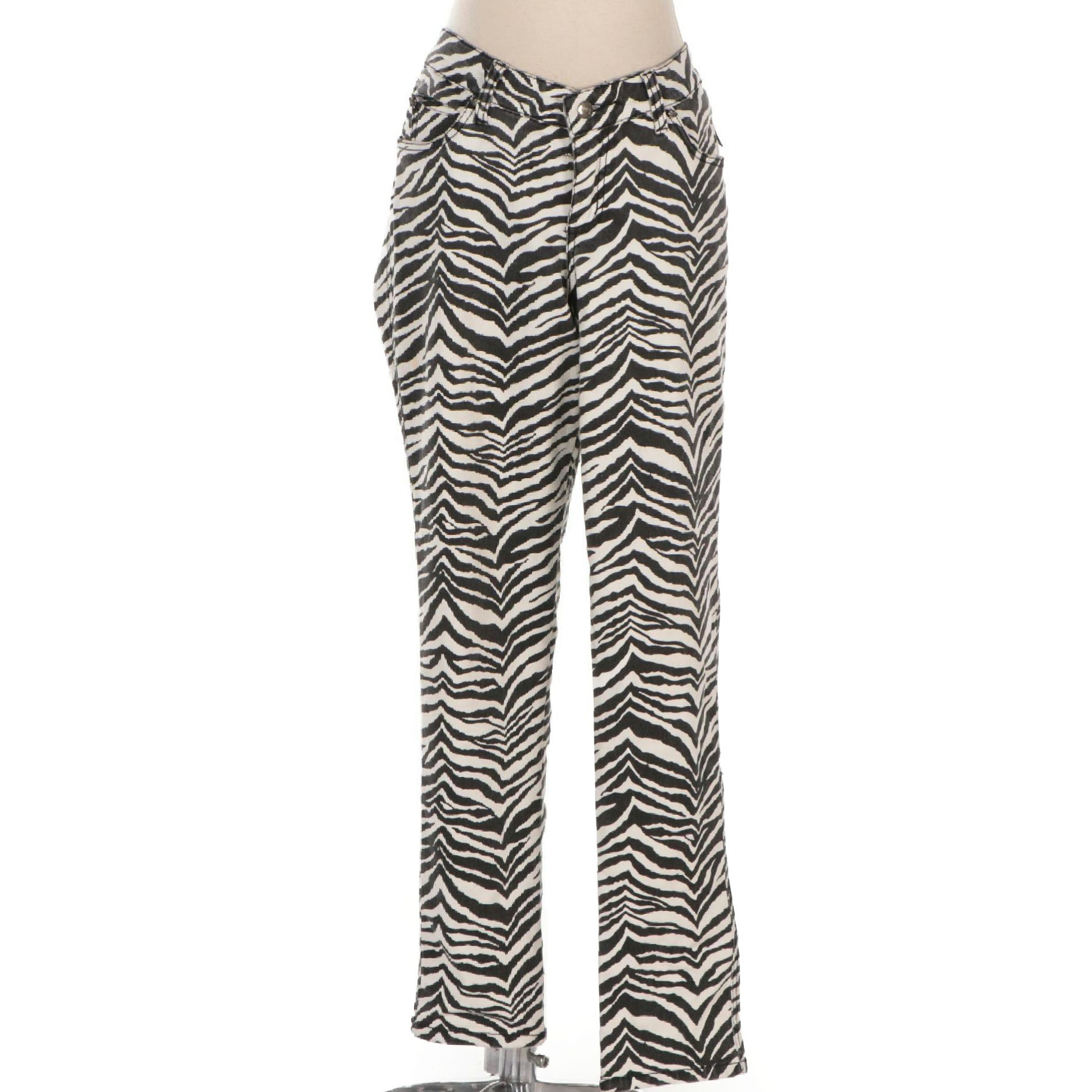Tripp NYC Zebra Print Jeans